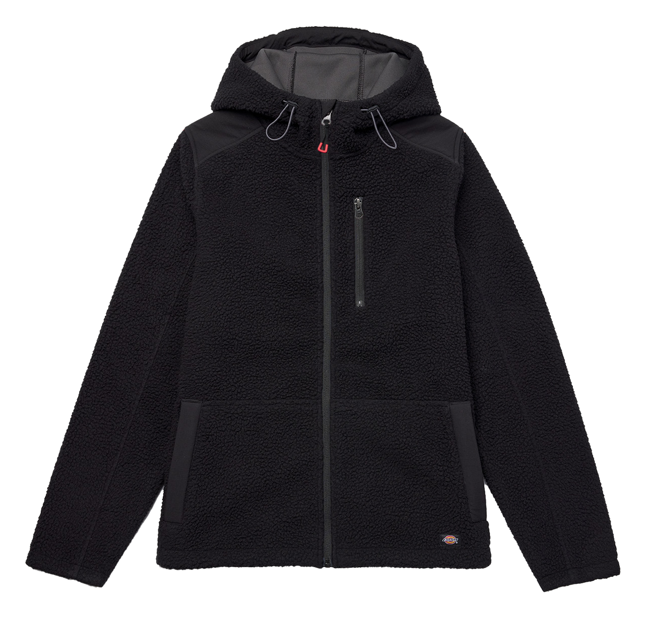 Image of Dickies High-Pile Fleece Jacket for Ladies - Black - M