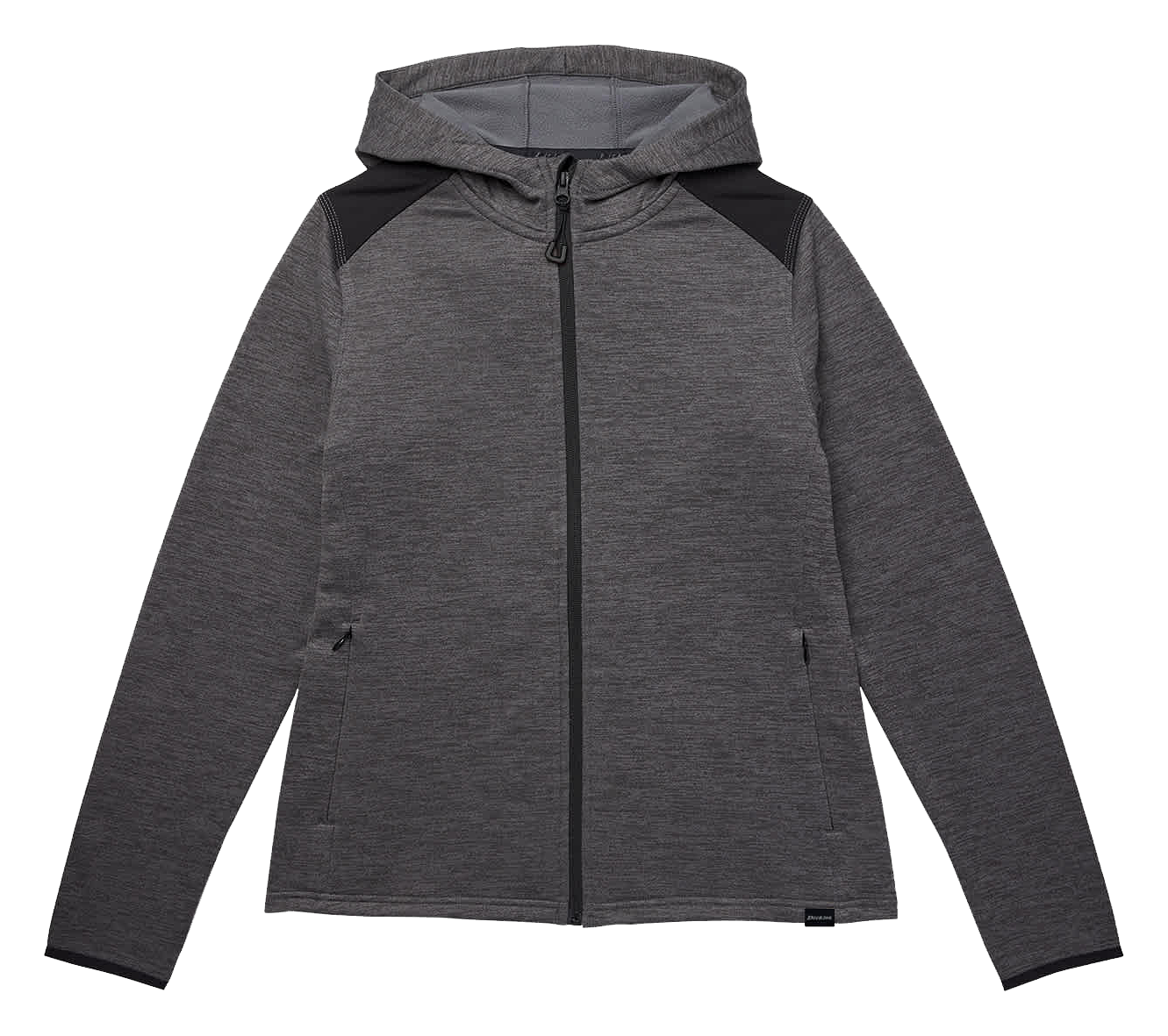 Image of Dickies Smooth Fleece Full-Zip Jacket for Ladies - Graphite Heather - XS