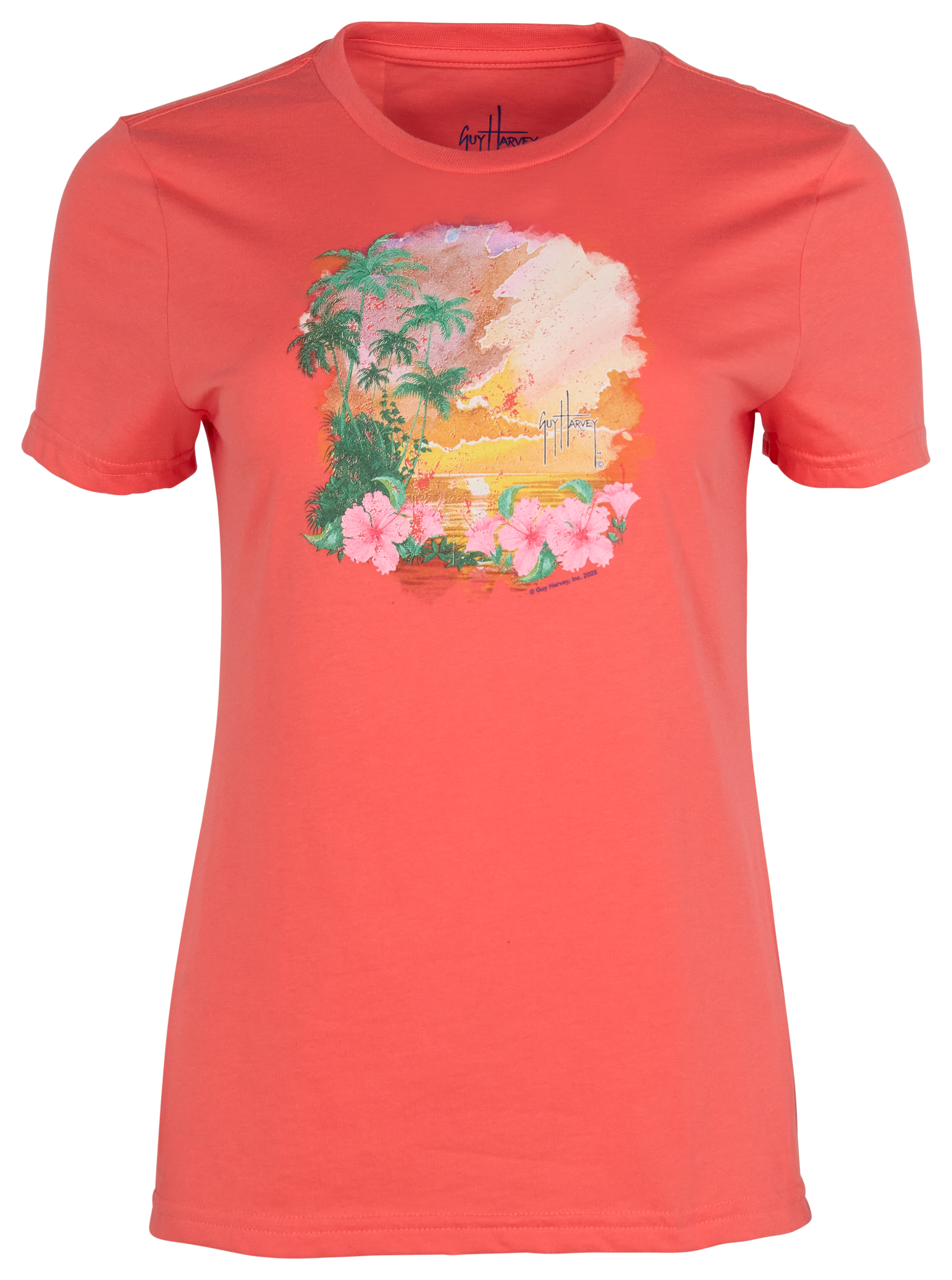 Image of Guy Harvey Paradise Graphic Short-Sleeve T-Shirt - Dubarry