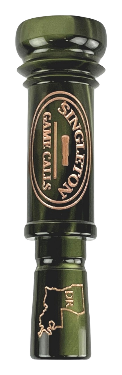 Image of Singleton Game Calls Macks Exclusive La Cut Double Reed Duck Call - Venom Pearl