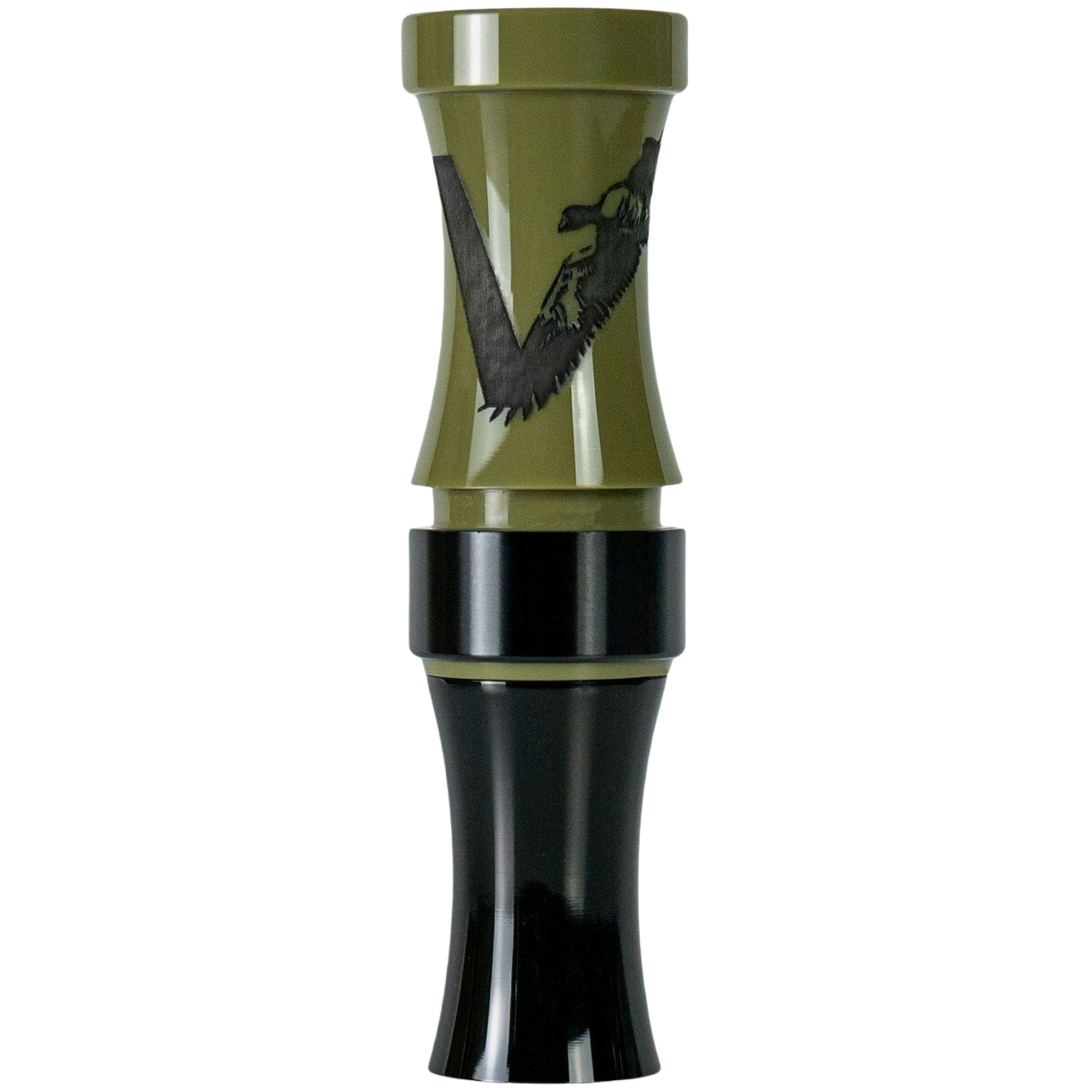 Image of Vendetta Waterfowl The Bad Guy Acrylic Specklebelly Goose Call - True OD Green Black