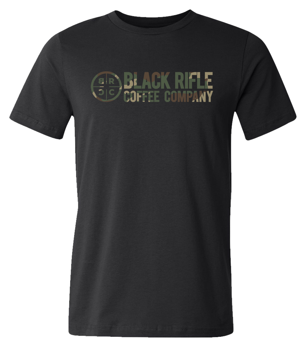 Image of Black Rifle Coffee Company Logo Short-Sleeve T-Shirt for Men - Black - L