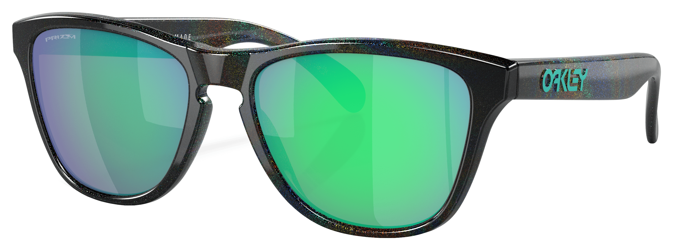 Image of Oakley Jr. Frogskins XS OJ9006 Cycle the Galaxy Collection Prizm Grey Mirror Sunglasses for Kids