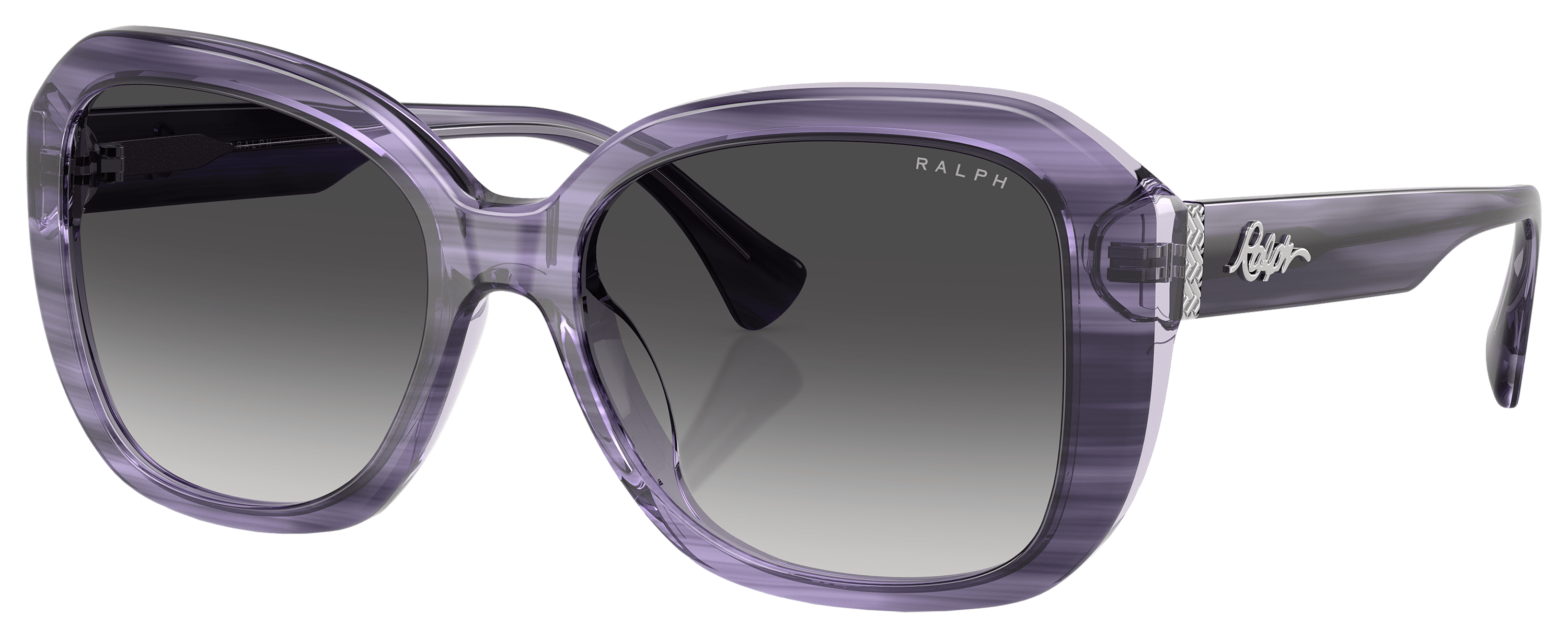 Image of Ralph RA5321U Sunglasses for Ladies - Milky Purple/Light Purple/Gray Gradient - Large