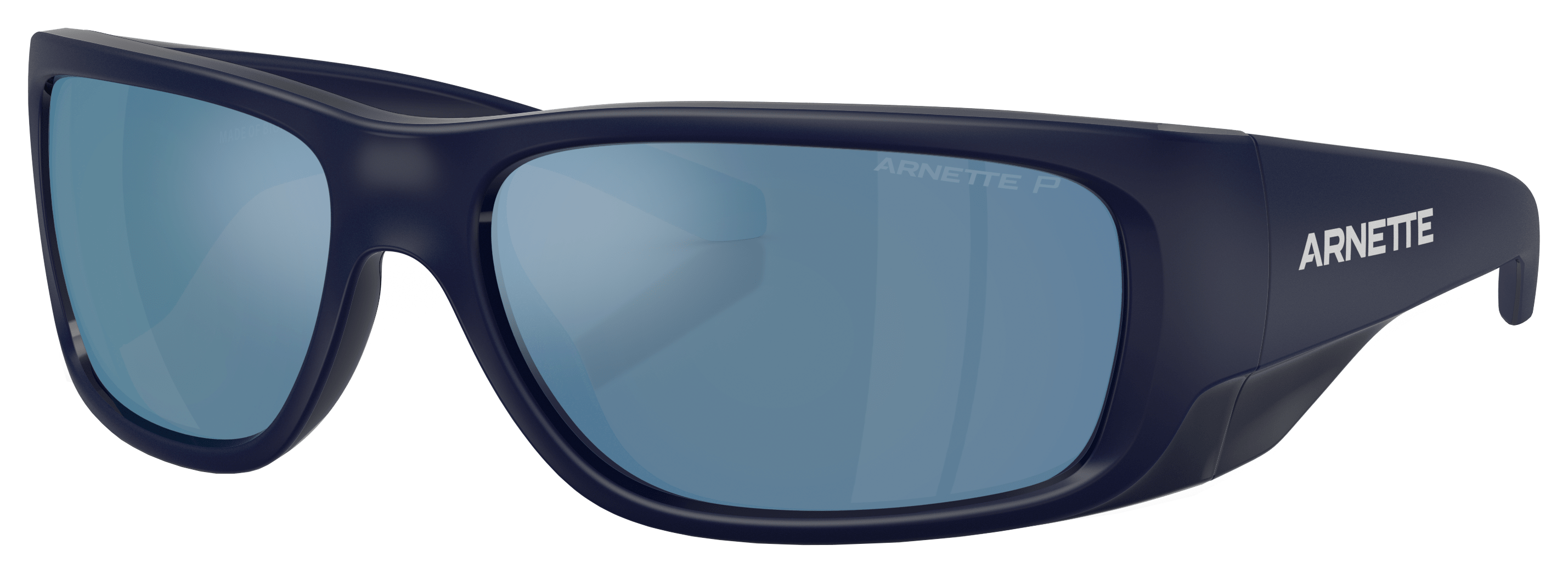 Image of Arnette Flipside AN4345 Polarized Sunglasses - Matte/Shiny Dark Blue/ Dark Gray - Large