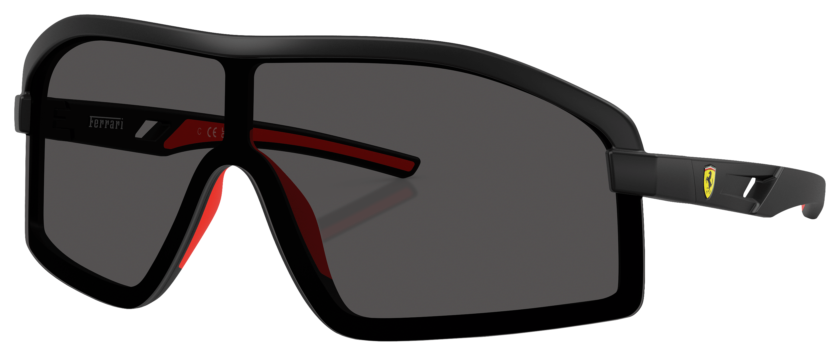 Image of Scuderia Ferrari FZ601OU Sunglasses - Matte Black/Gray - XX-Large