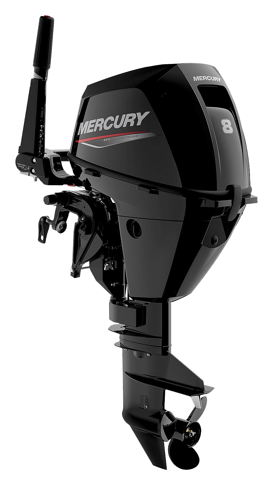 Mercury 8hp EFI Tiller FourStroke Outboard 20' Motor Shaft