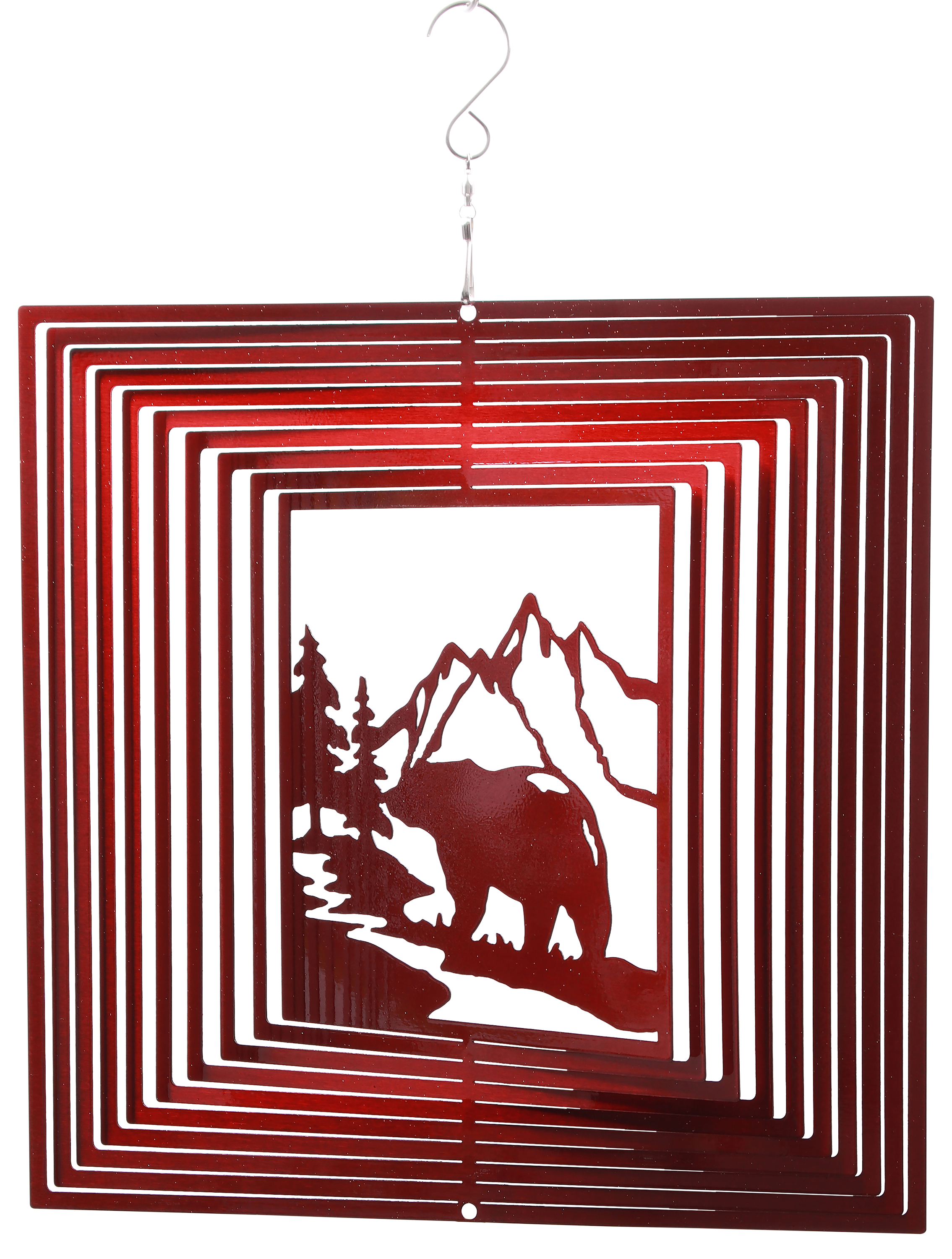 Image of "Evergreen Enterprises 10"" Bear Square Metal Spectrum Spinner"