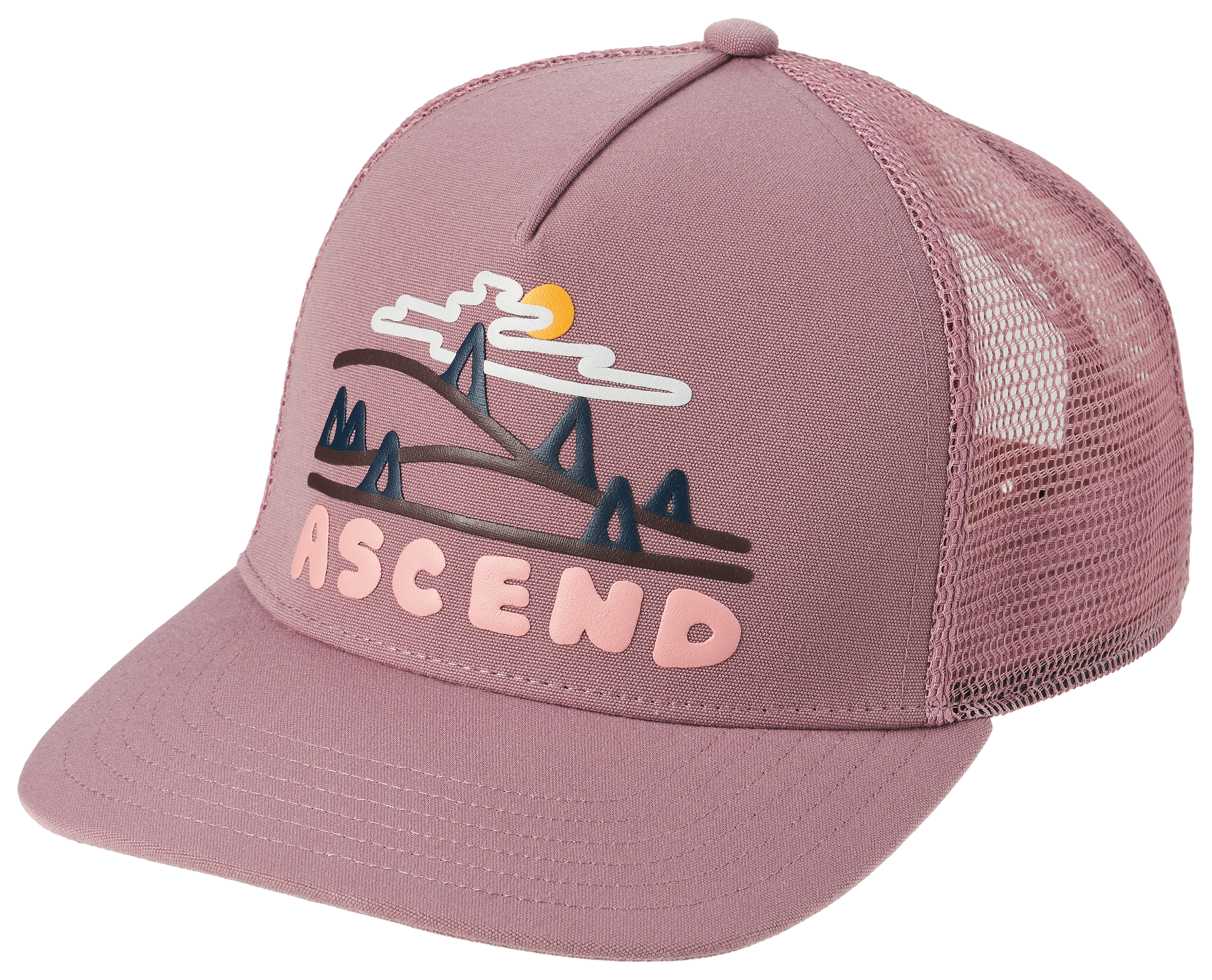 Ascend Mountain Logo Mesh-Back Cap for Ladies                                                                                   