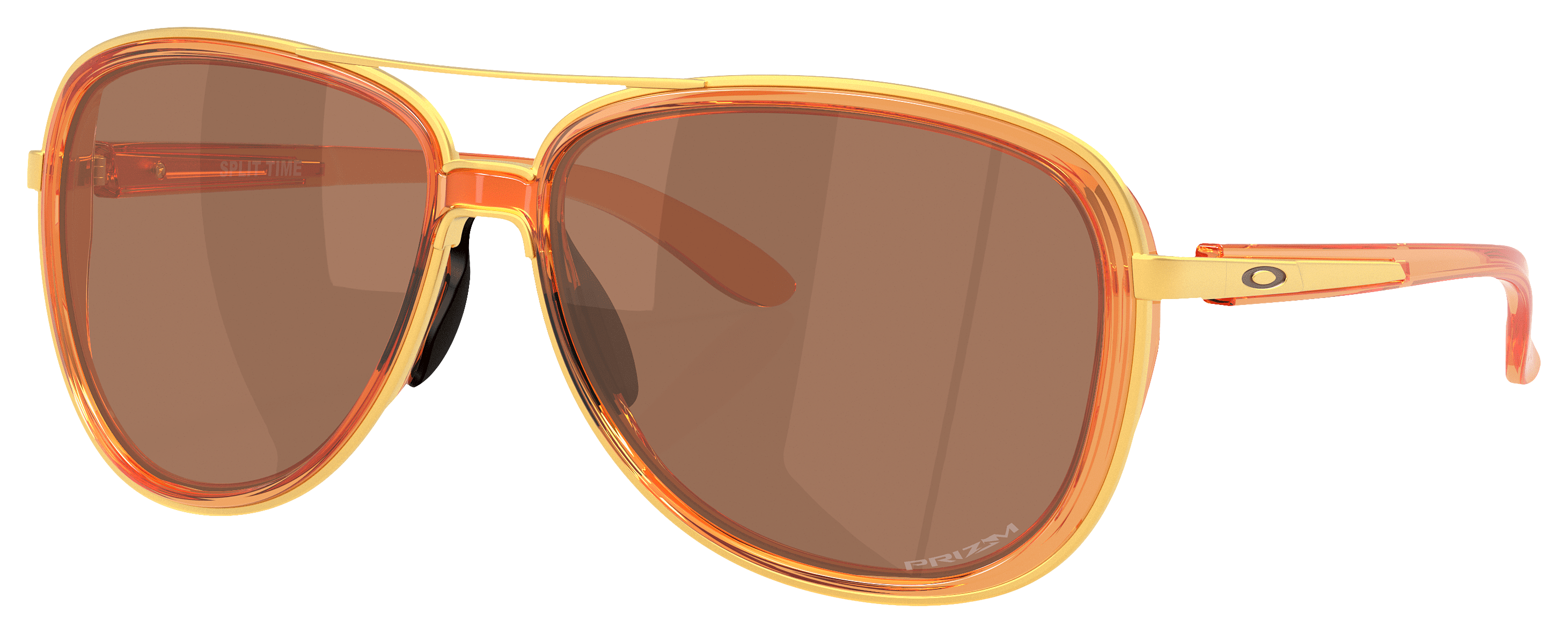 Image of Oakley Split Time OO4129 Prizm Bronze Mirror Sunglasses for Ladies