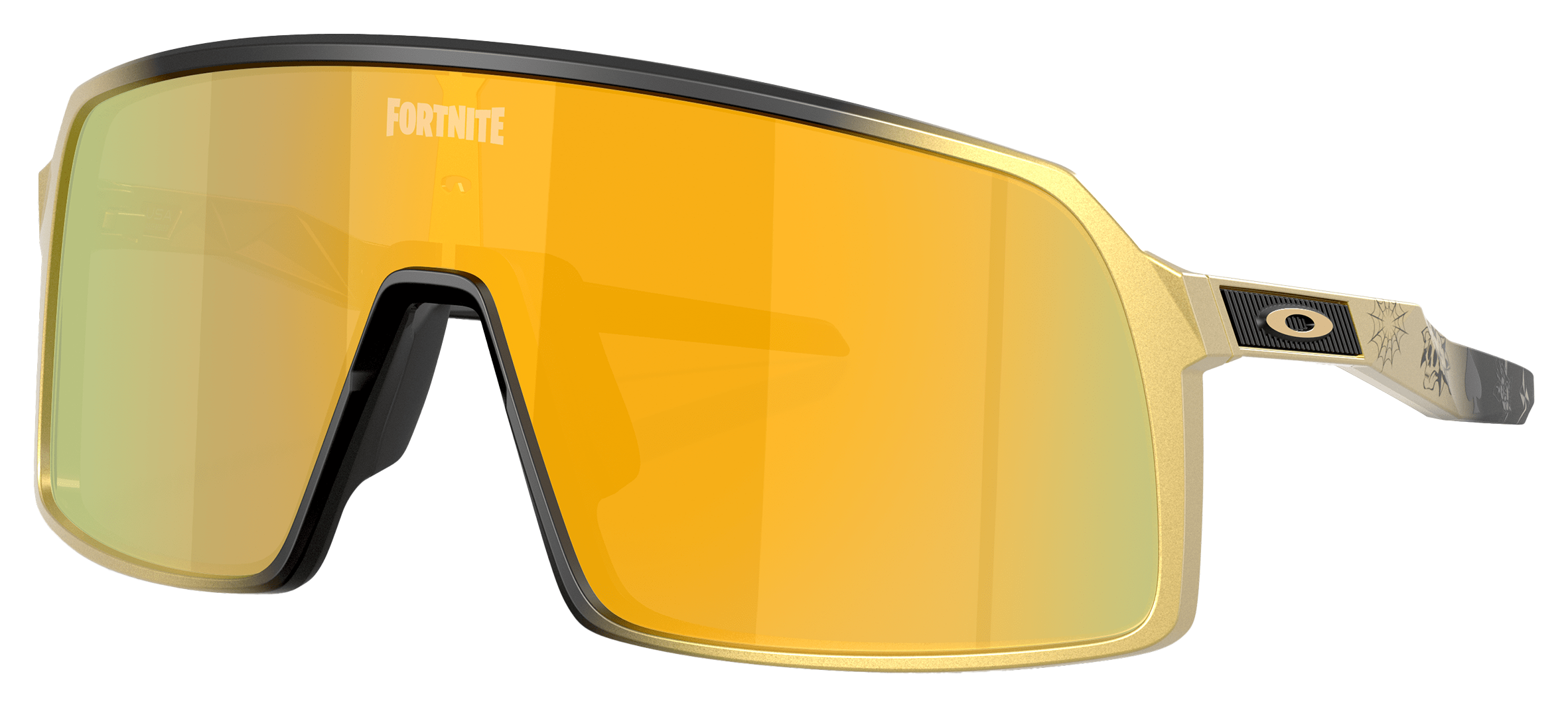 Image of Oakley X Fortnite Midas Sutro OO9406 Prizm Bronze Mirror Sunglasses