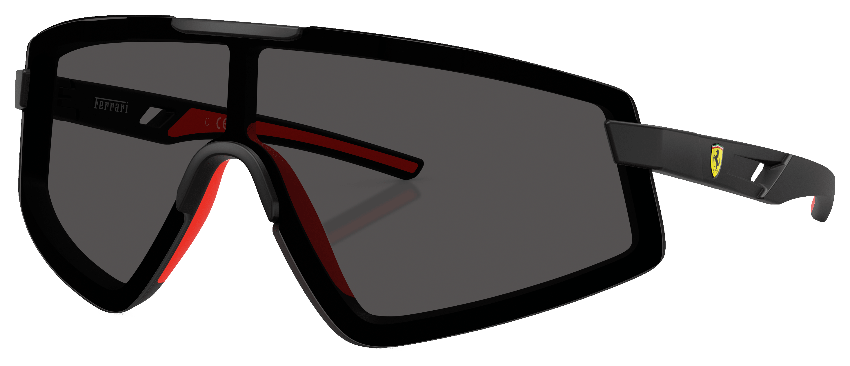 Image of Scuderia Ferrari FZ6009U Sunglasses - Matte Black/Gray - X-Large