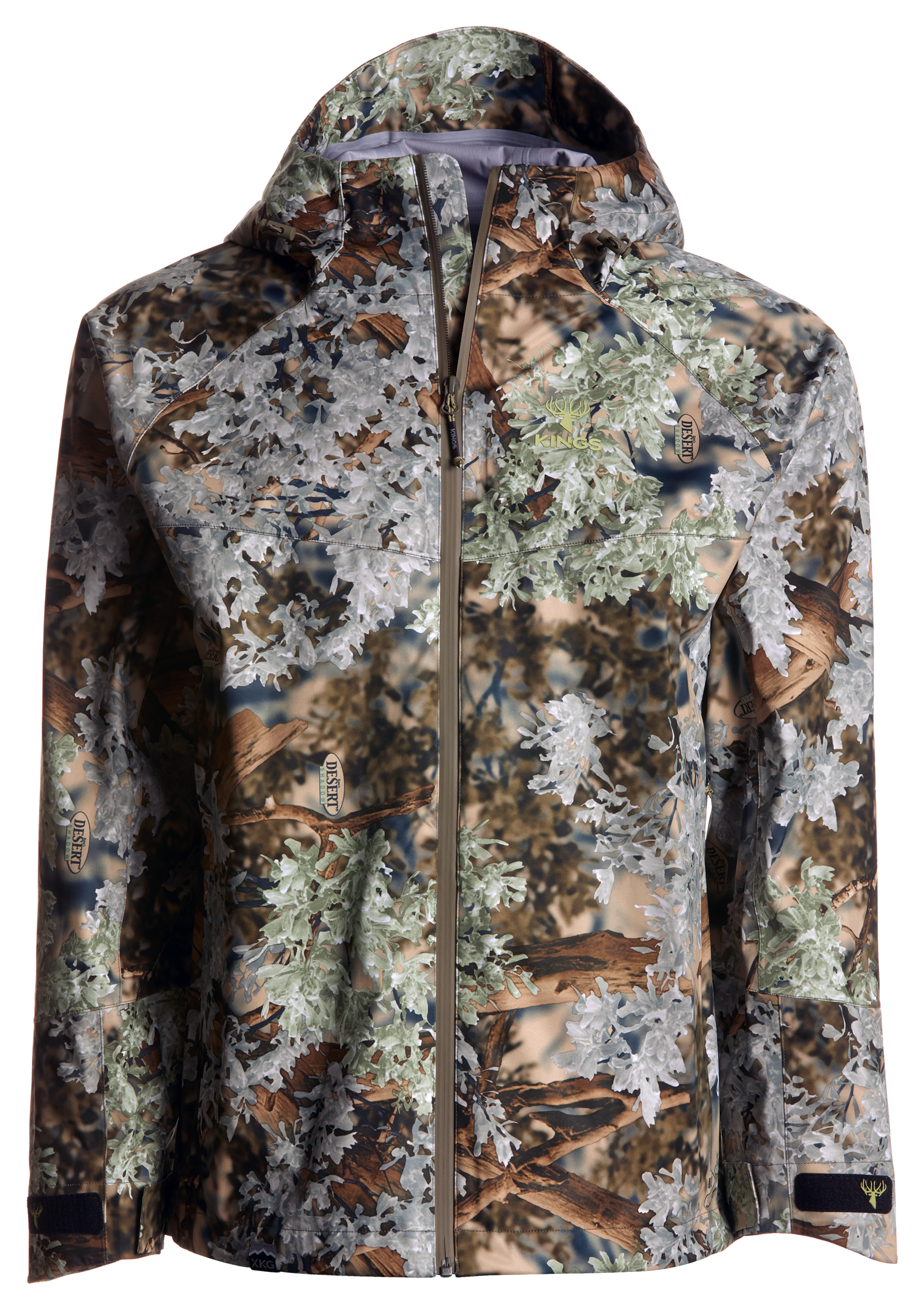 Image of Kings Camo XKG Windstorm Rain Jacket for Men - Kings Camo Desert Shadow - M