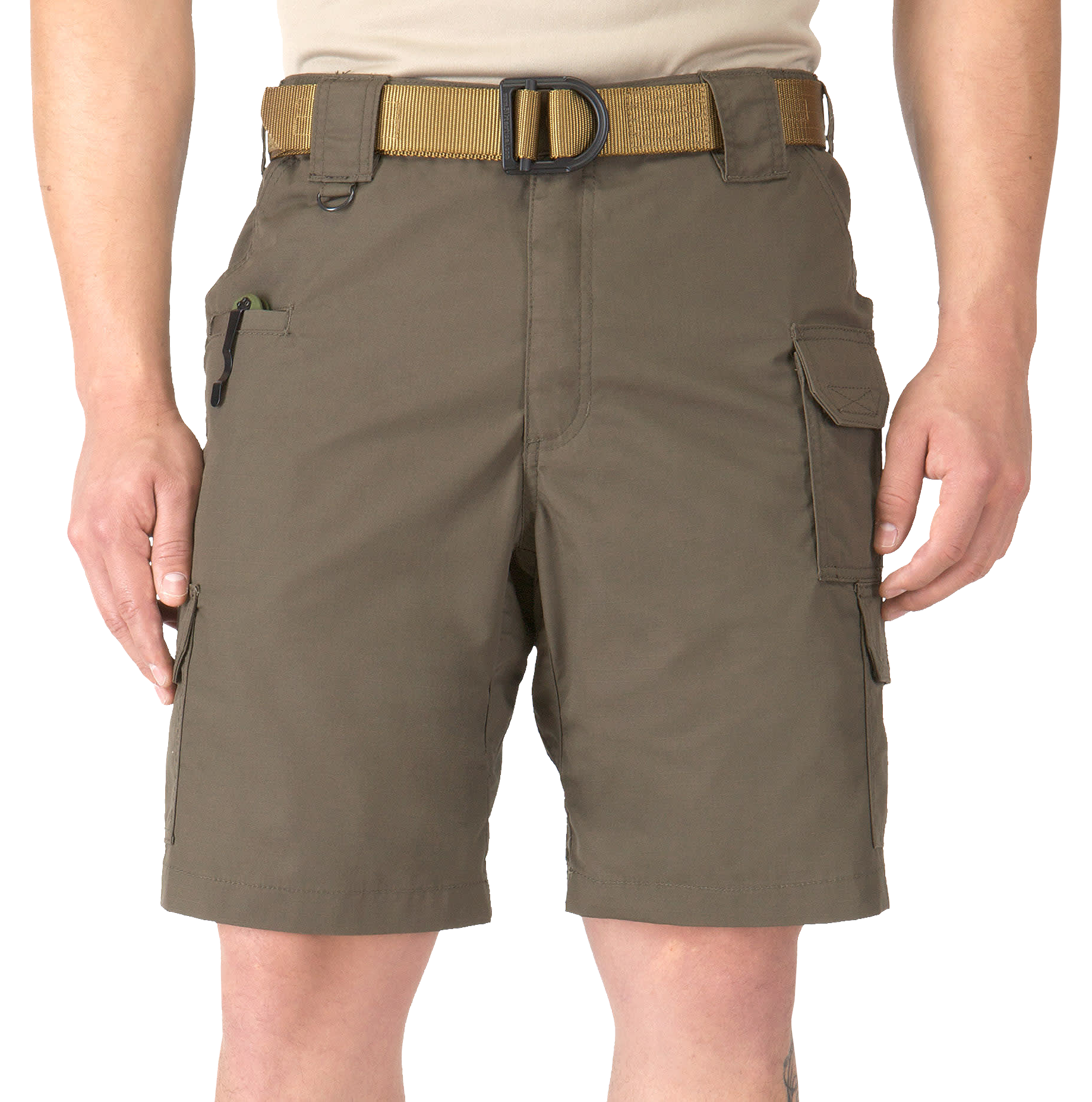 Image of "5.11 Tactical Taclite 9.5"" Pro Ripstop Shorts for Men - Tundra"