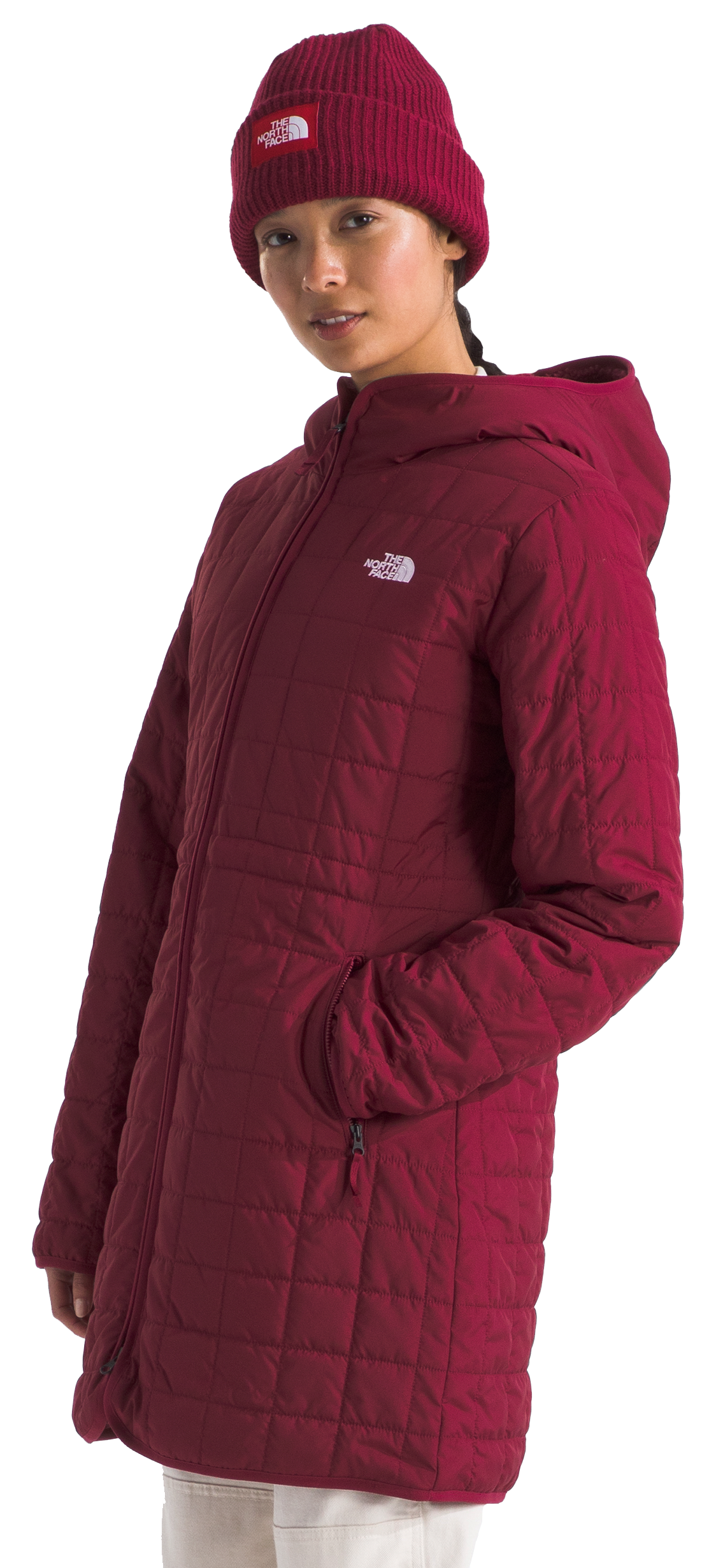 Image of The North Face Junction Insulated Parka for Ladies - Beetroot - S