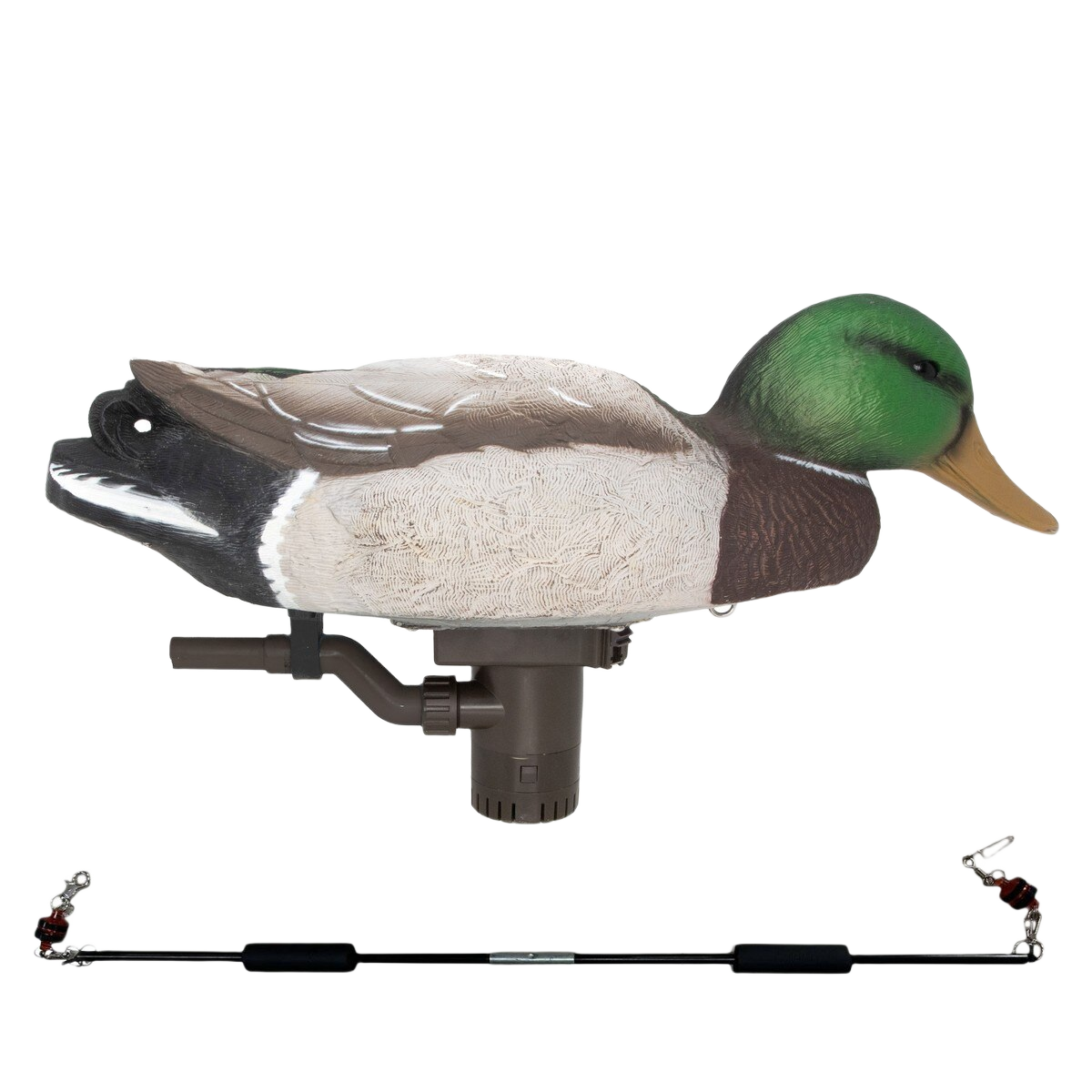 Higdon Battleship Swimmer PRO Guide Pack Mallard Drake Motion Decoy - Higdon Outdoors