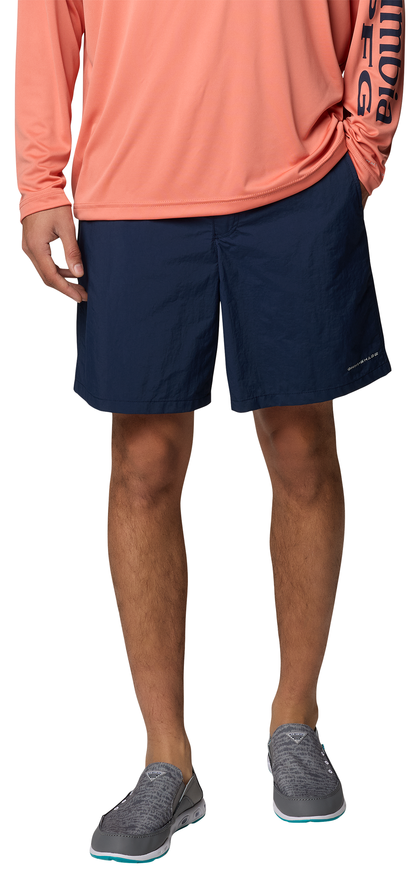 Image of Columbia PFG Backcast IV Water Shorts - Collegiate Navy