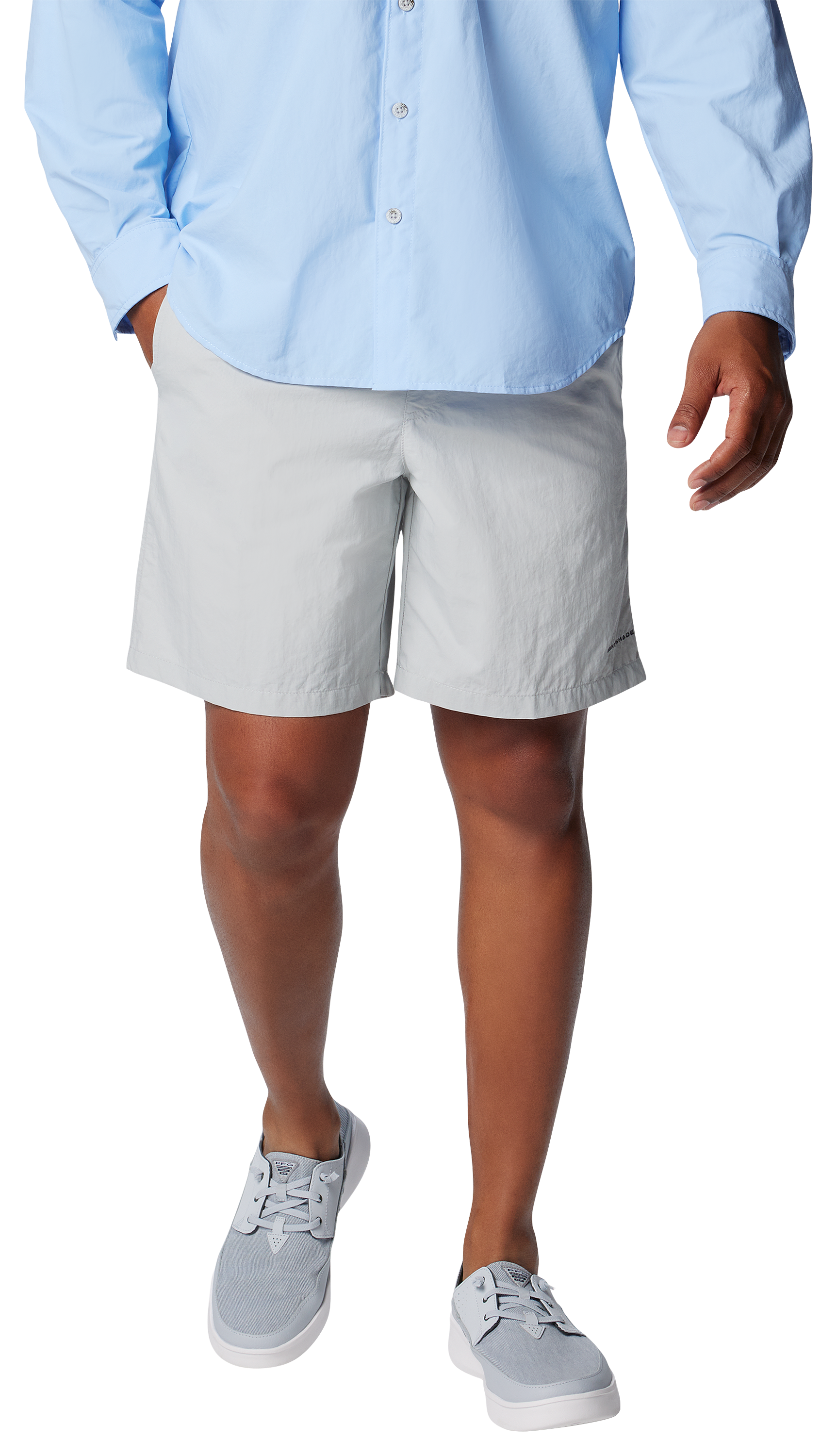 Image of Columbia PFG Backcast IV Water Shorts - Cool Grey