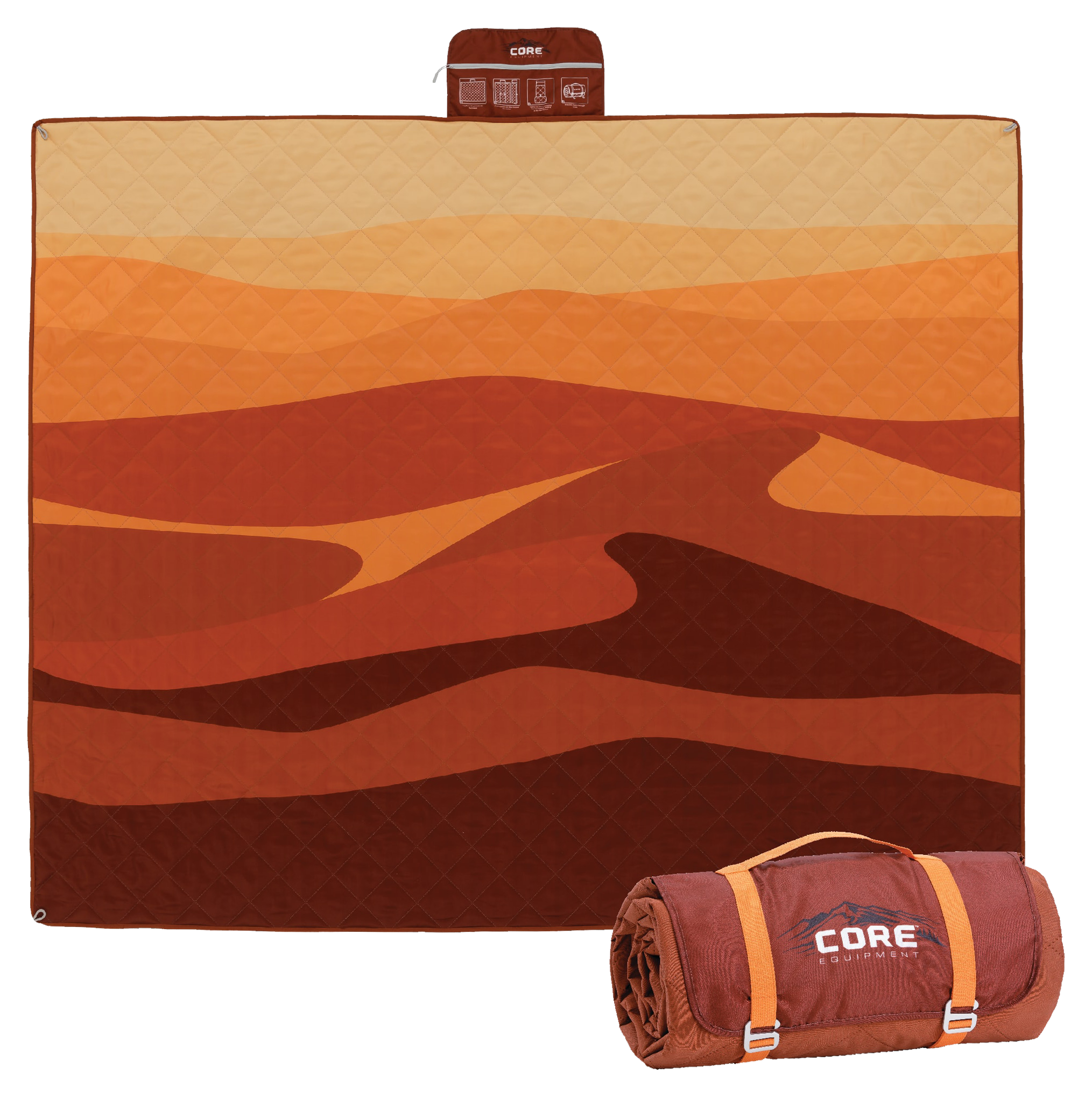 Image of CORE Equipment Staydown Outdoor Weighted Blanket - Dunescape