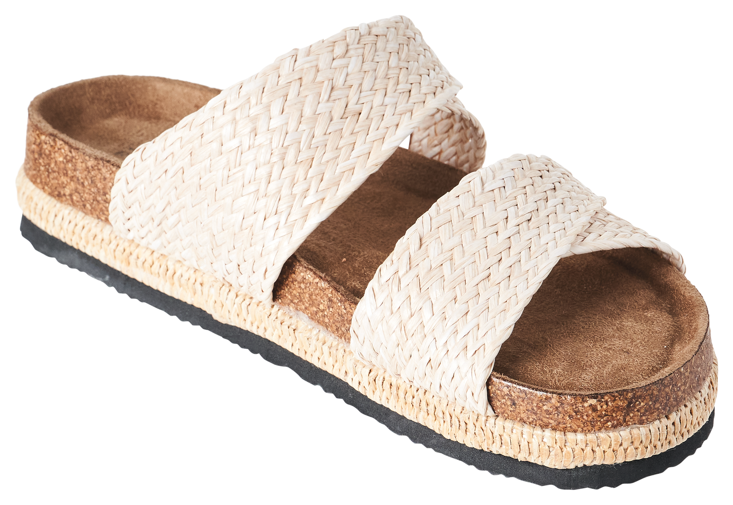 Image of Natural Reflections Jodie Suede Sandals