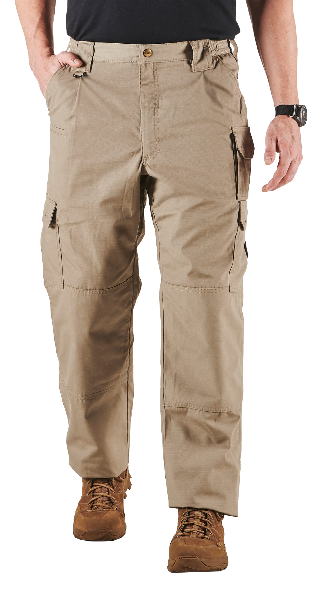 Image of 5.11 Tactical Taclite Pro Ripstop Cargo Pants for Men - Stone - 40x34