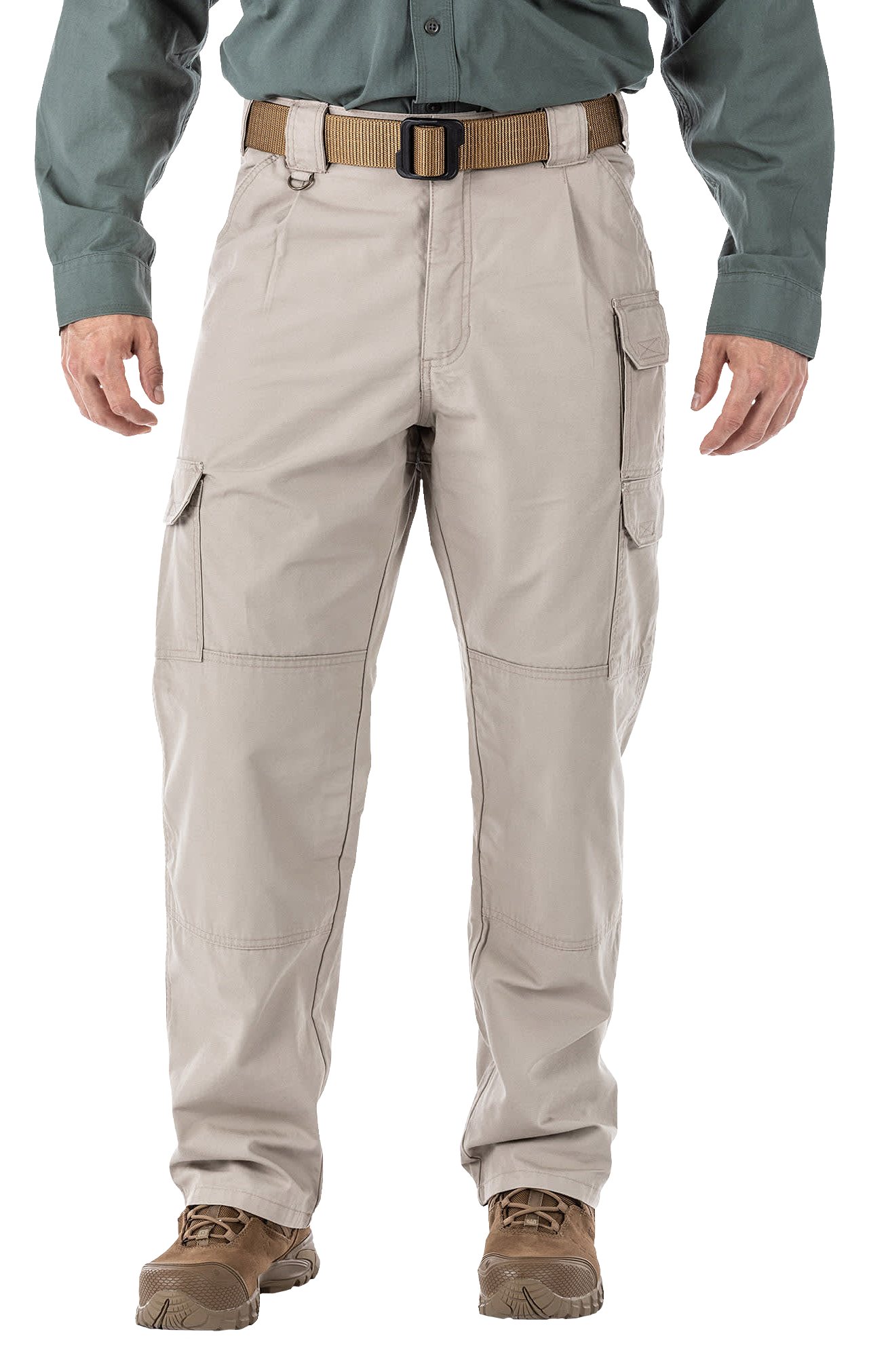 Image of 5.11 Tactical Cotton Canvas Pants for Men - Khaki - 28x36