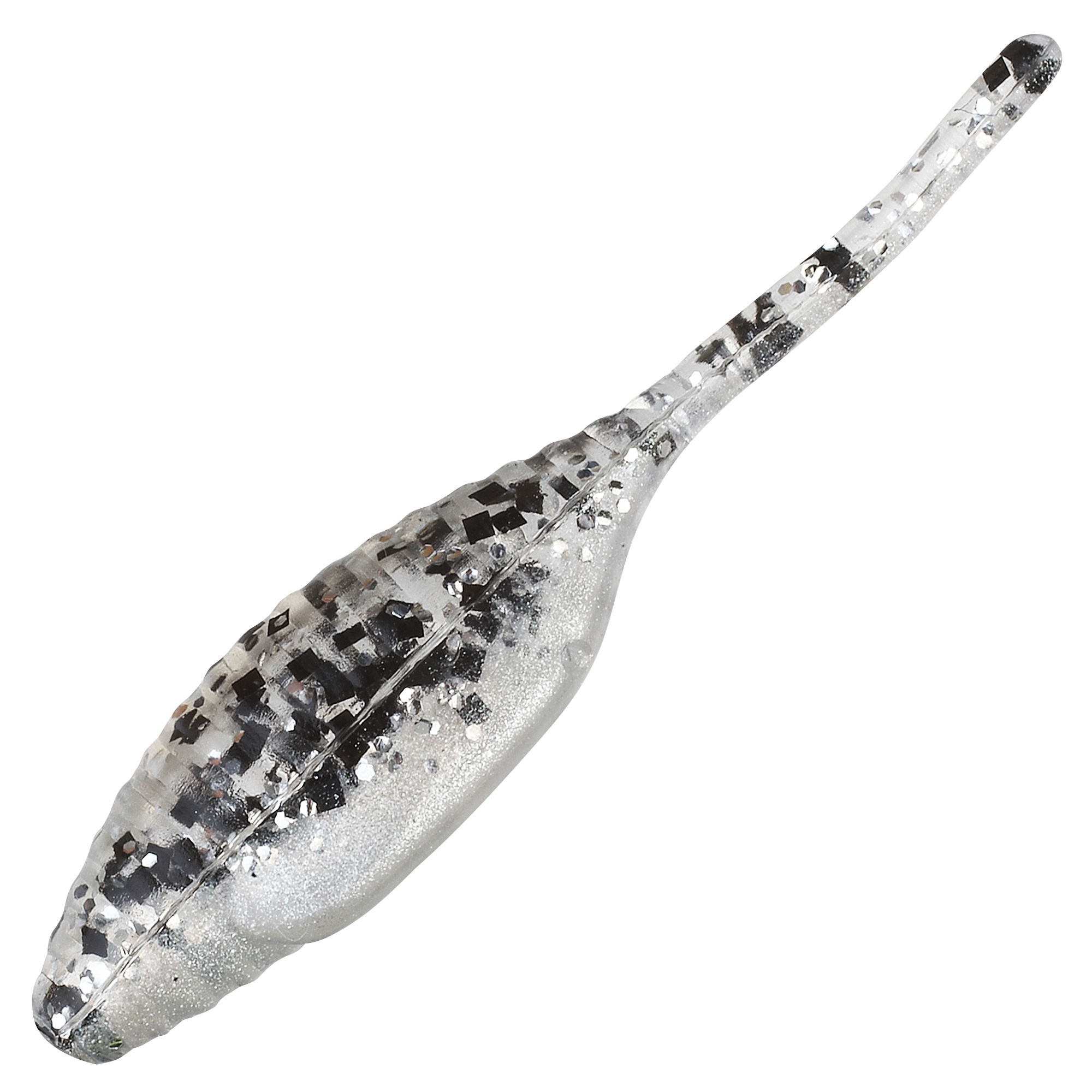 Bass Assassin Tiny Shad Assassin - Salt n' Pepper Silver Phantom