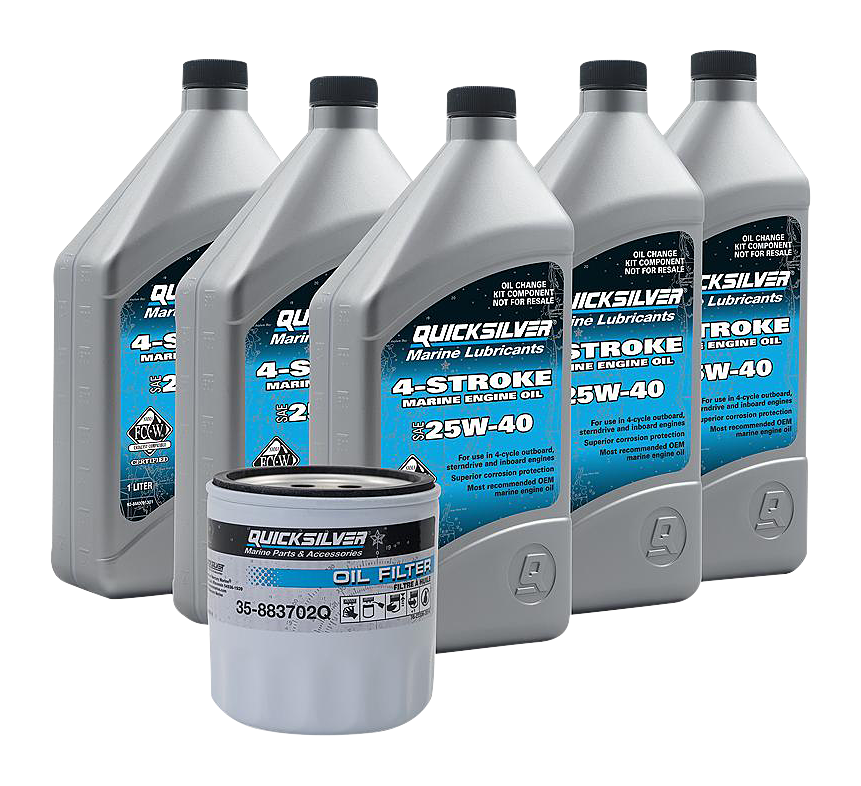 Image of Quicksilver Oil Change Kit for Mercury Sterndrive and Inboard V6 Engines