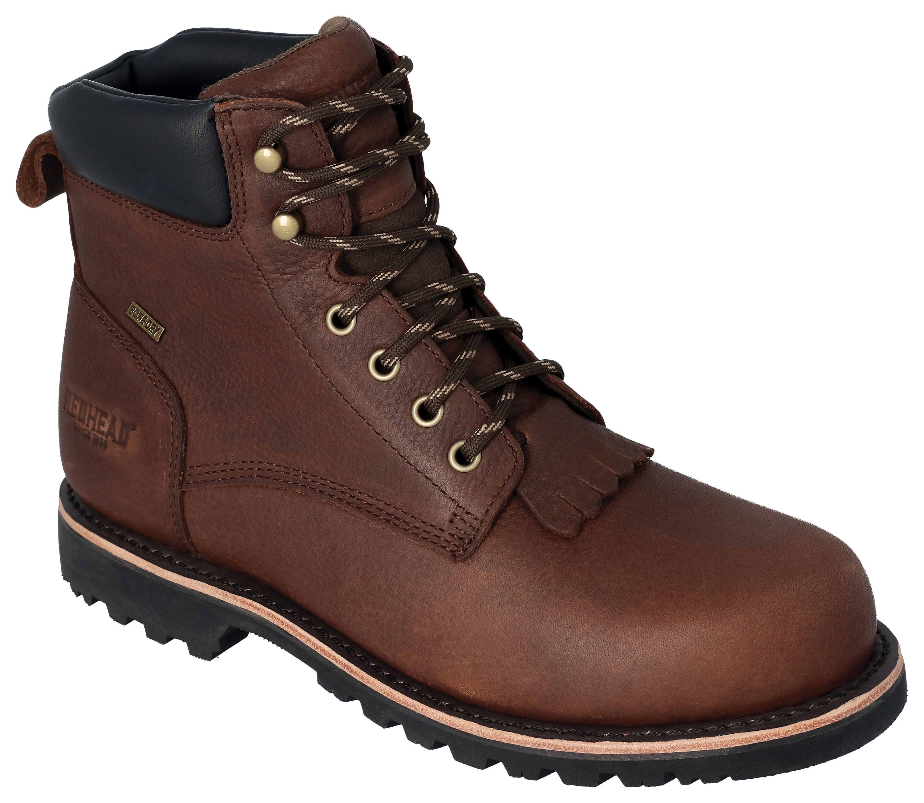 Image of RedHead Kiltie 2.0 7'' Waterproof Work Boots for Men - Brown - 11M