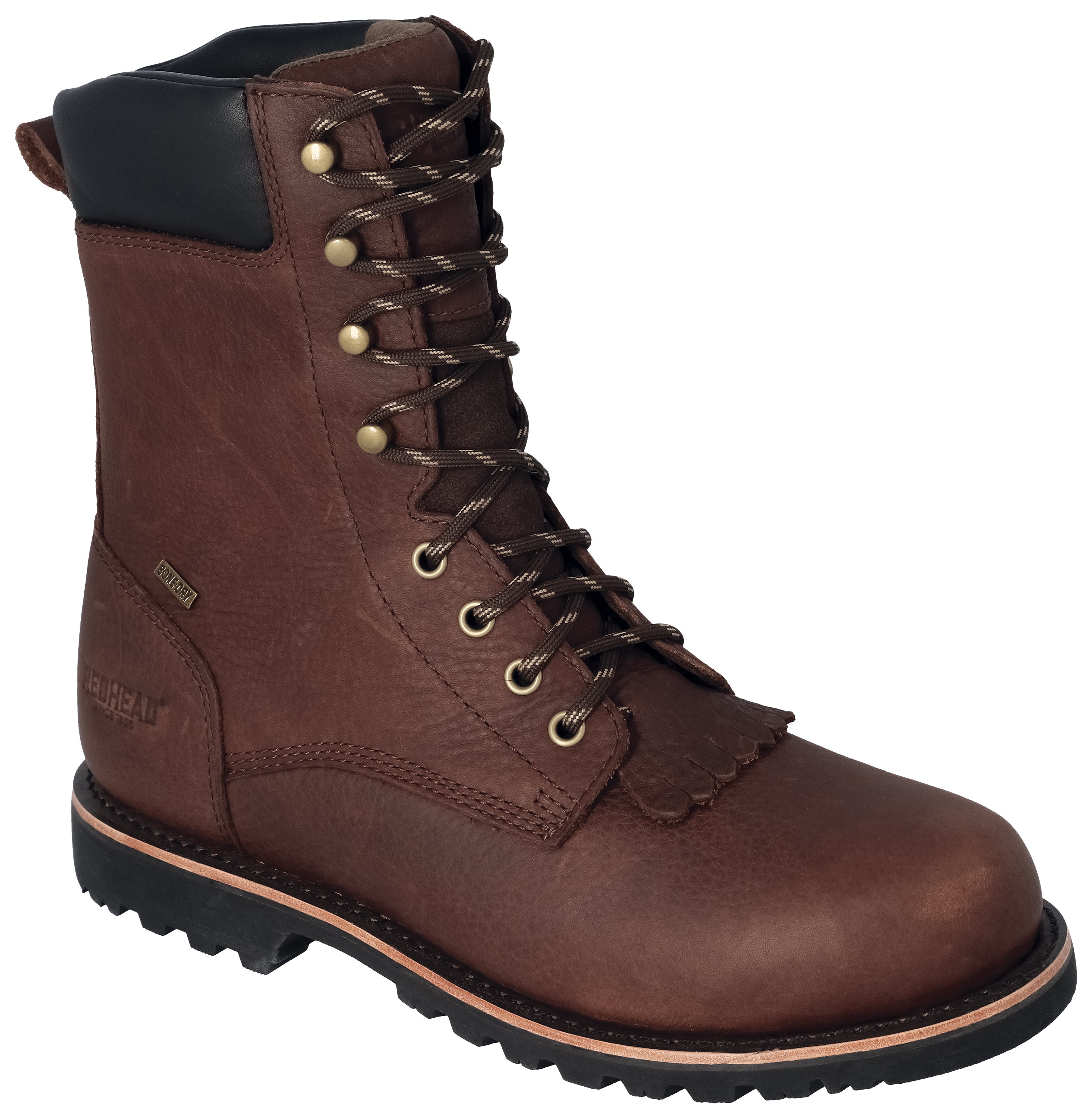 Image of "RedHead Kiltie 2.0 9"" Waterproof Work Boots for Men - Brown - 10W"