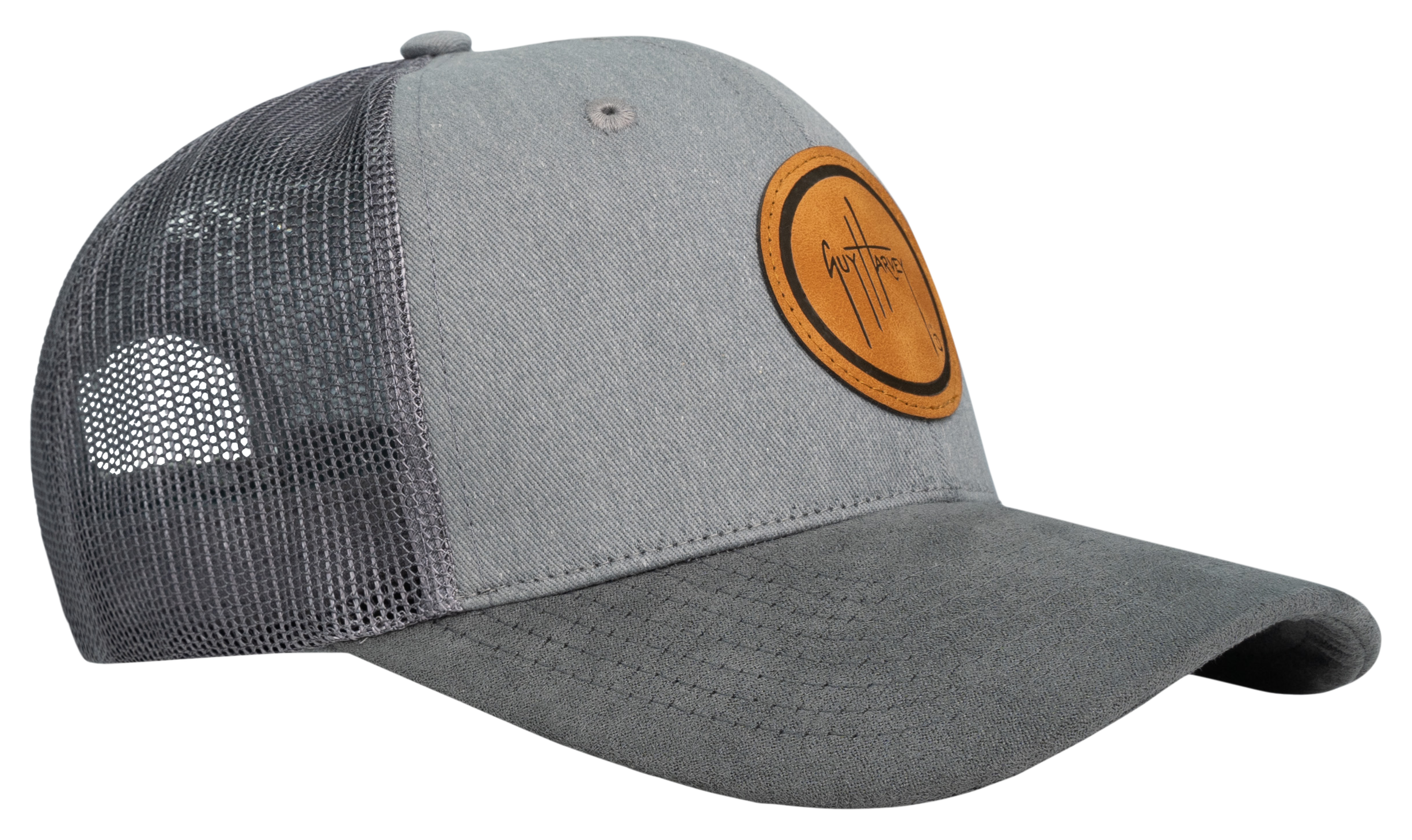 GUY HARVEY Leather Patch Cap