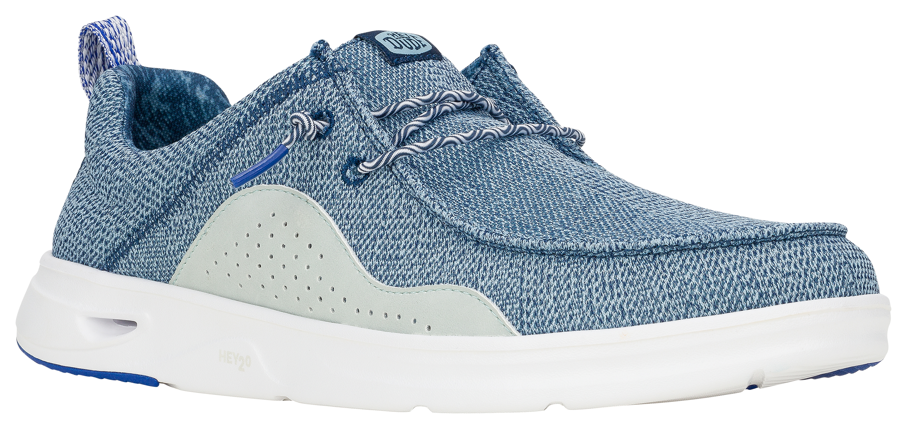 Image of HEYDUDE Wally Hey2O Mesh Casual Shoes for Men - Blue - 9M