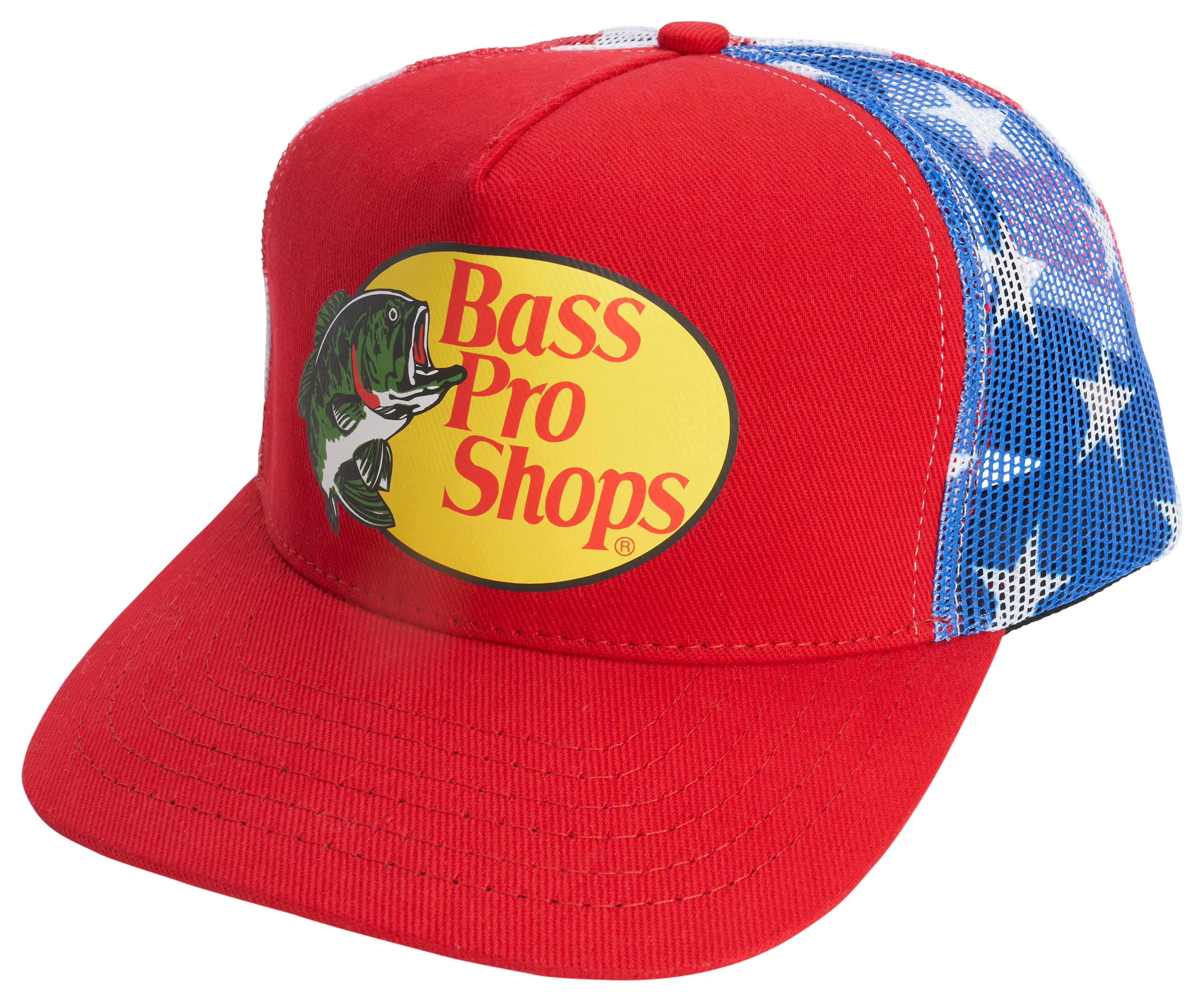 Bass Pro Shops Flag Mesh-Back Cap