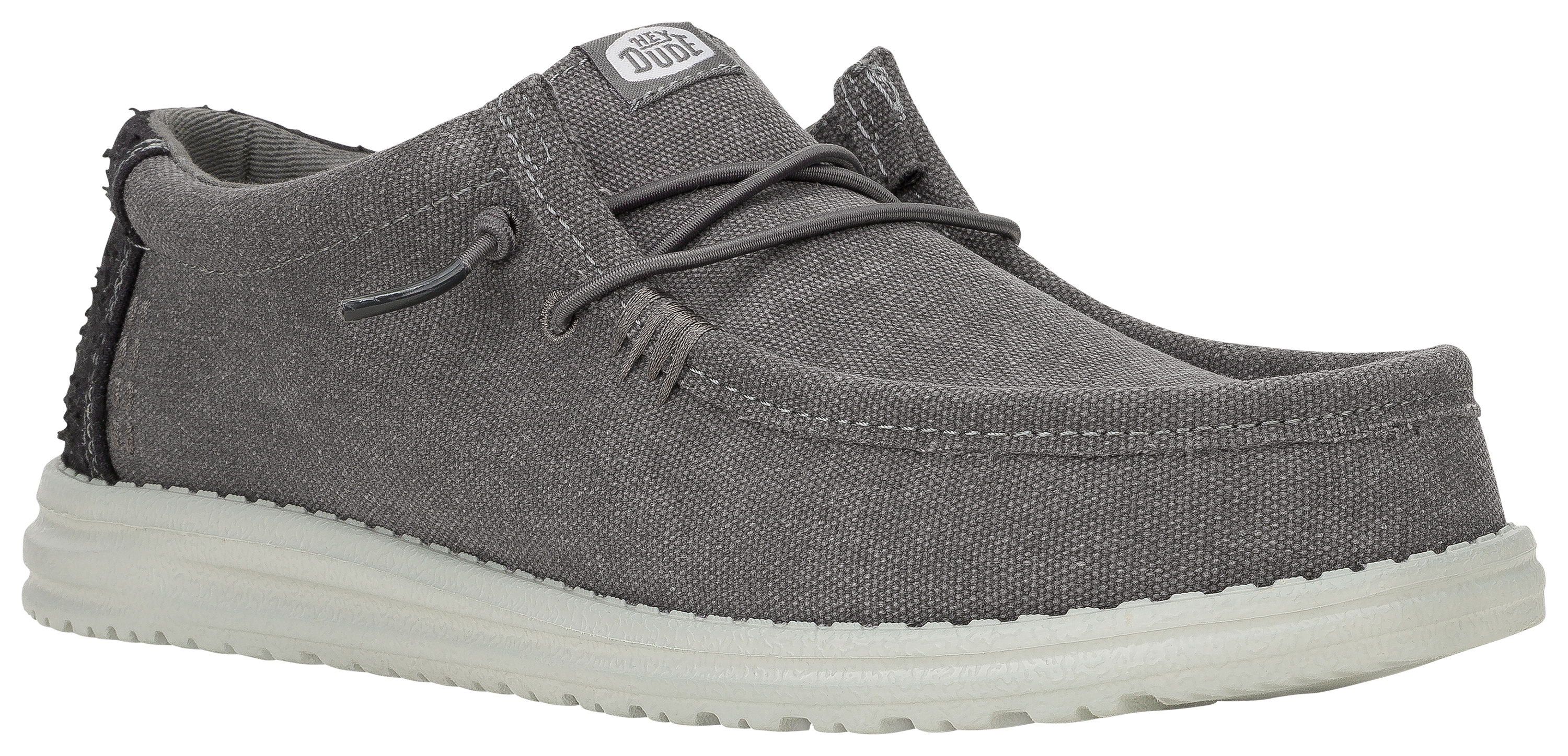 Image of HEYDUDE Wally Workwear Slip-On Casual Shoes for Men - Granite - 12M