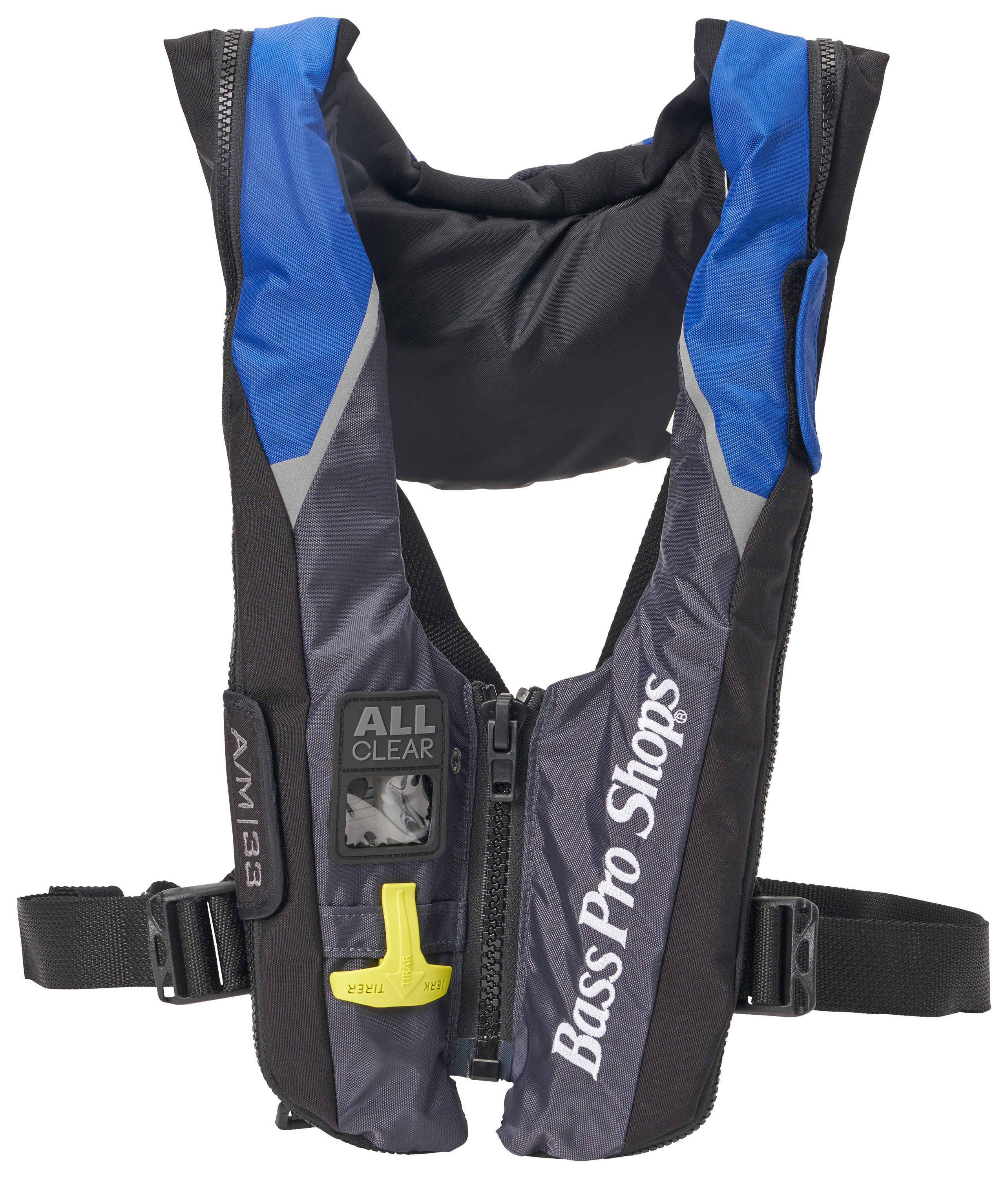 Image of Bass Pro Shops A/M-33 All-Clear B-Zip Life Vest - Blue
