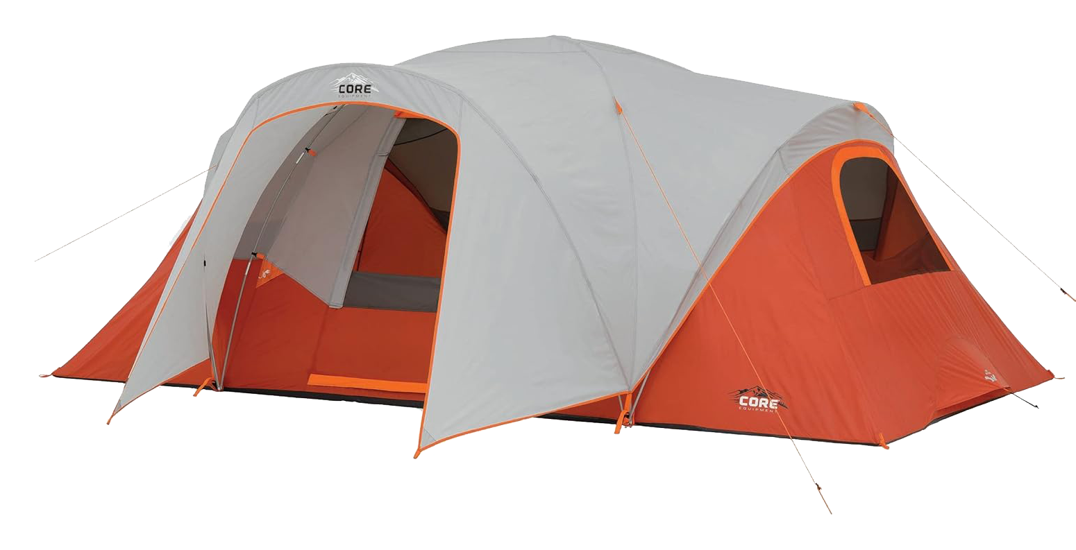 Image of CORE Equipment 9-Person Extended Dome Tent with Vestibule