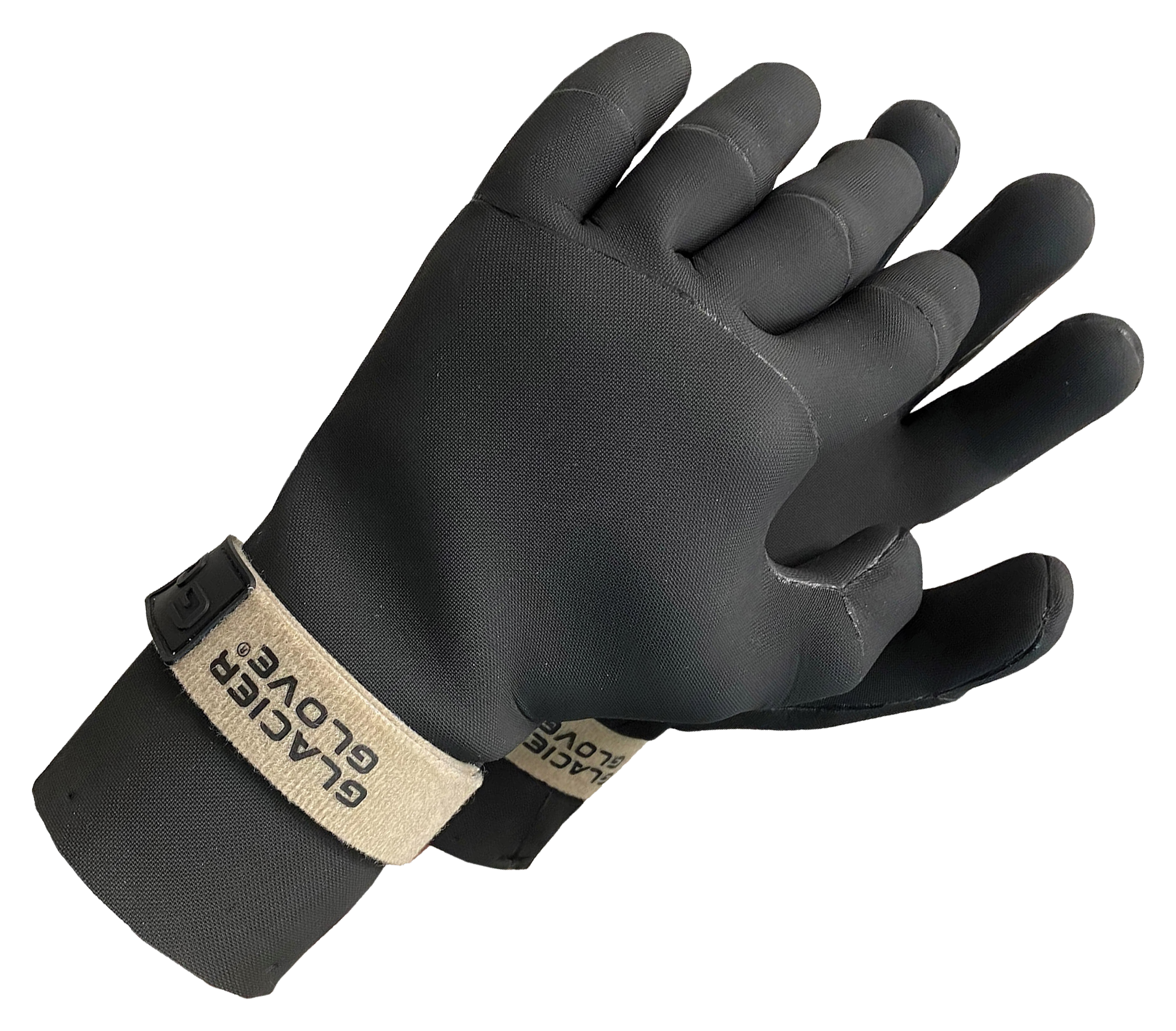 Image of Glacier Glove Perfect Curve Fishing Gloves - Black - XS