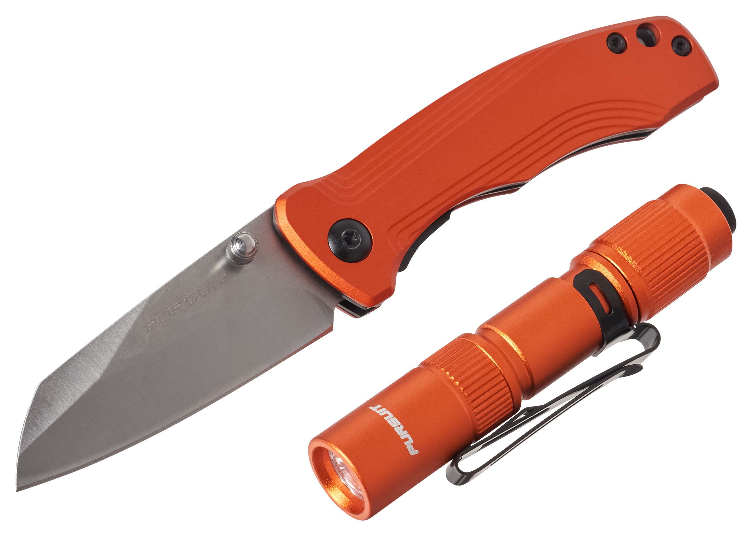 Image of Pursuit Knife and Light Combo with Case - Orange