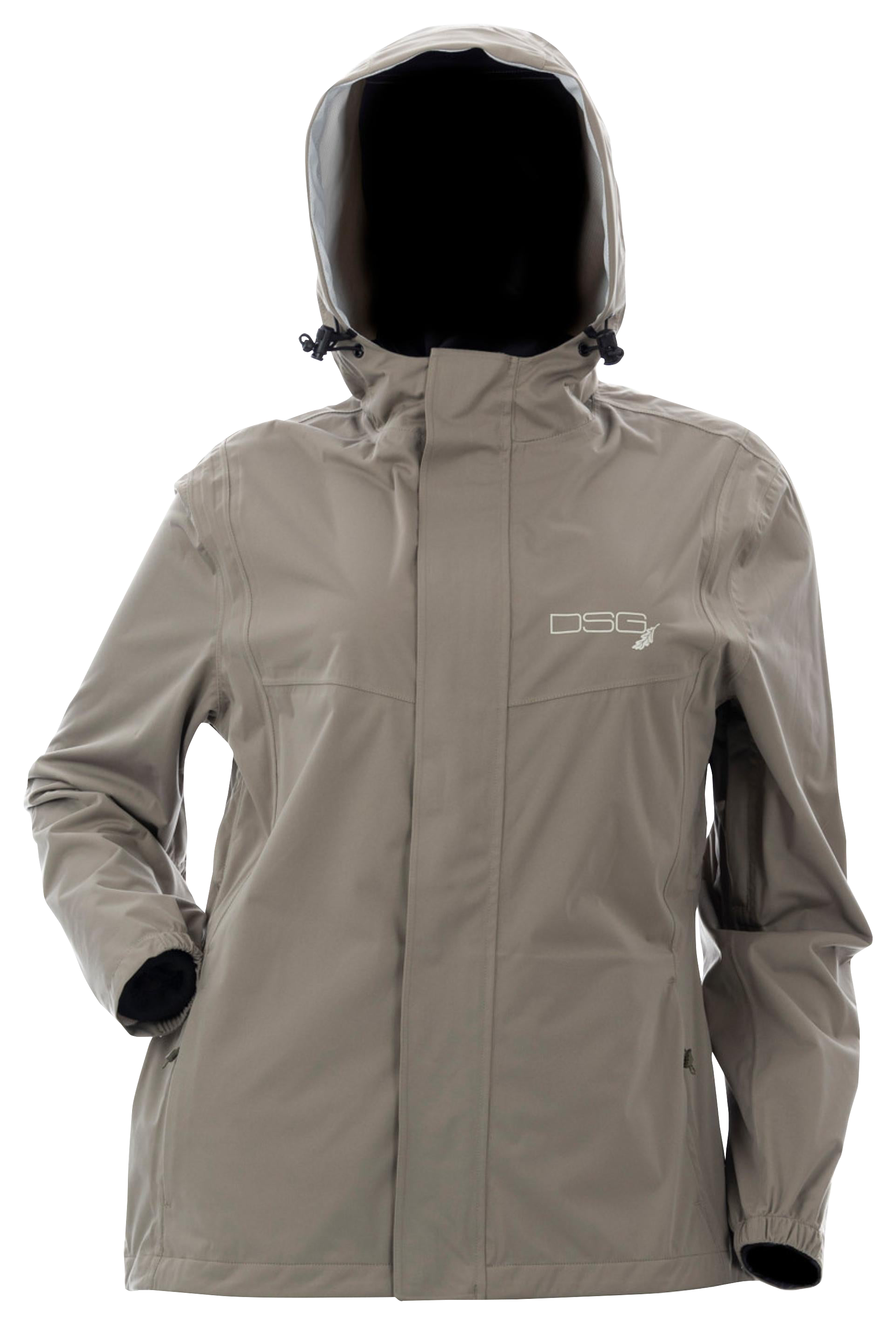 Image of DSG Outerwear Nova Rain Jacket for Ladies - Stone Grey - 5XL
