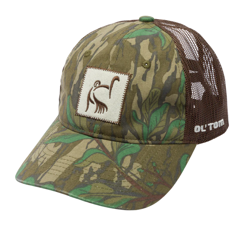 Women's Mesh Back Camo Ponytail Cap