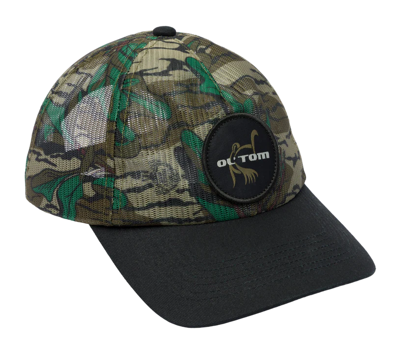 Image of Drake Waterfowl Ol' Tom Logo Mesh Hat - Mossy Oak Greenleaf