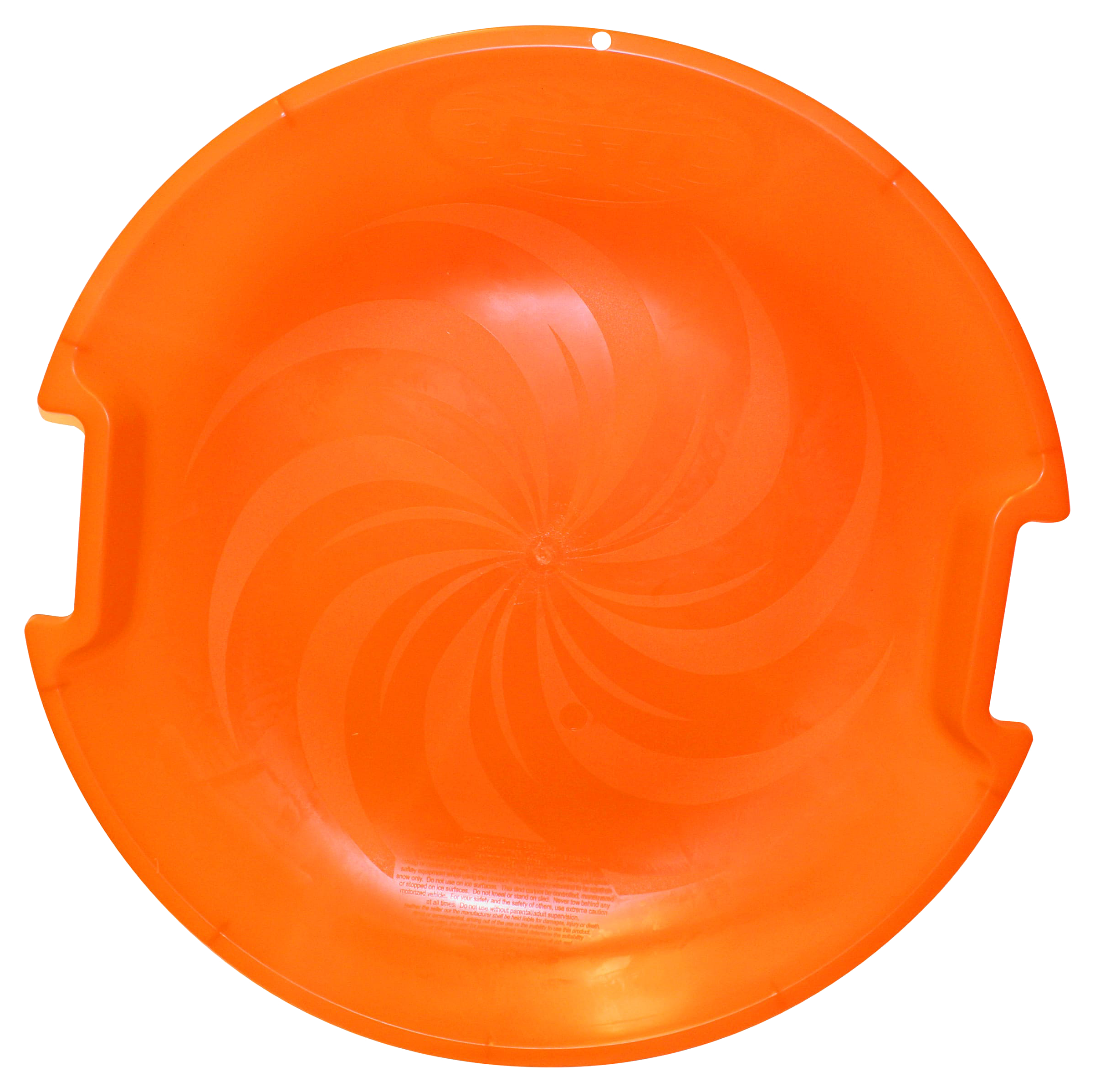 EMSCO ESP Day Glow Super V Saucer Disc Sled - Hot Orange
