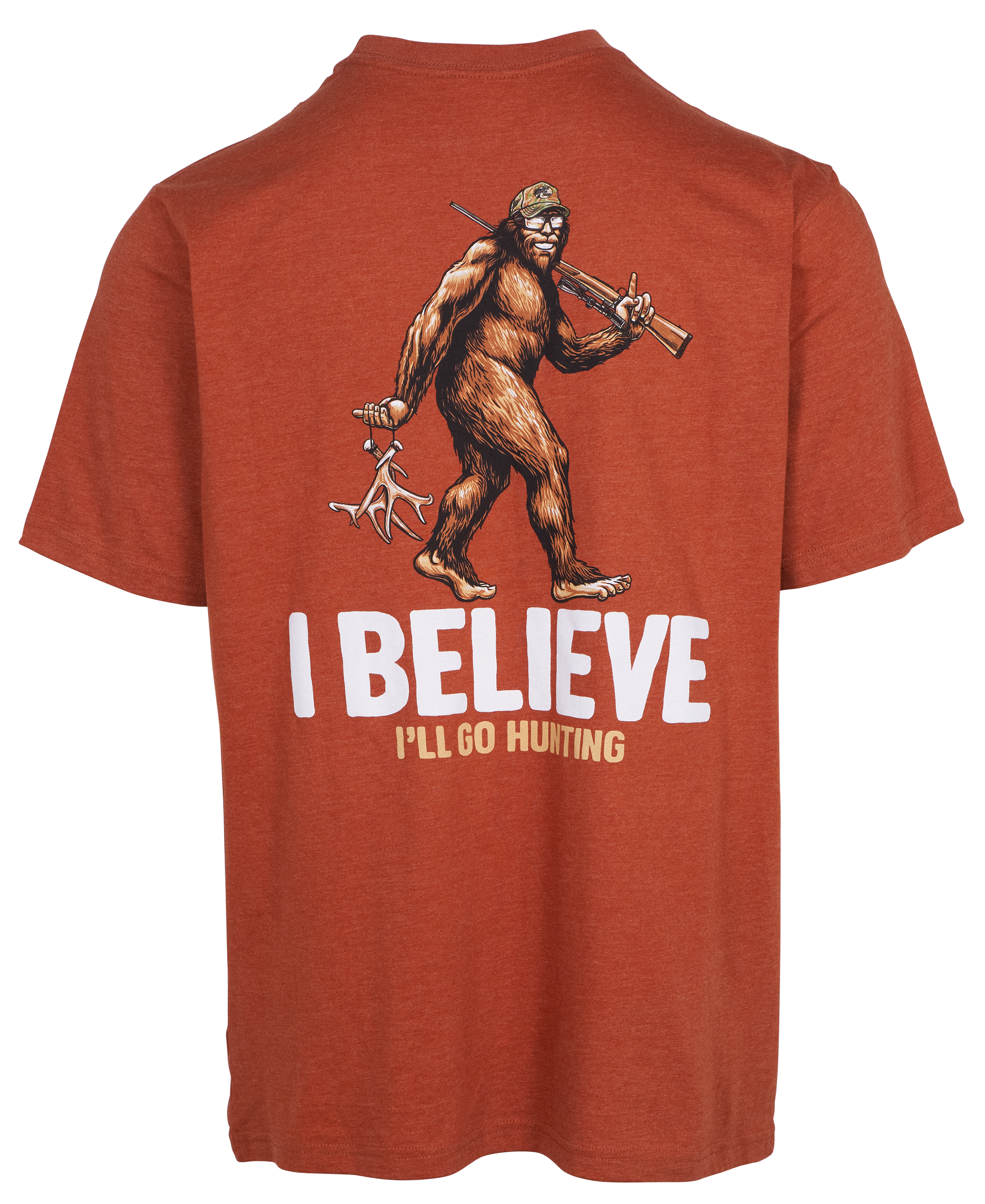 Image of Bass Pro Shops I Believe Short-Sleeve T-Shirt for Men - Rust