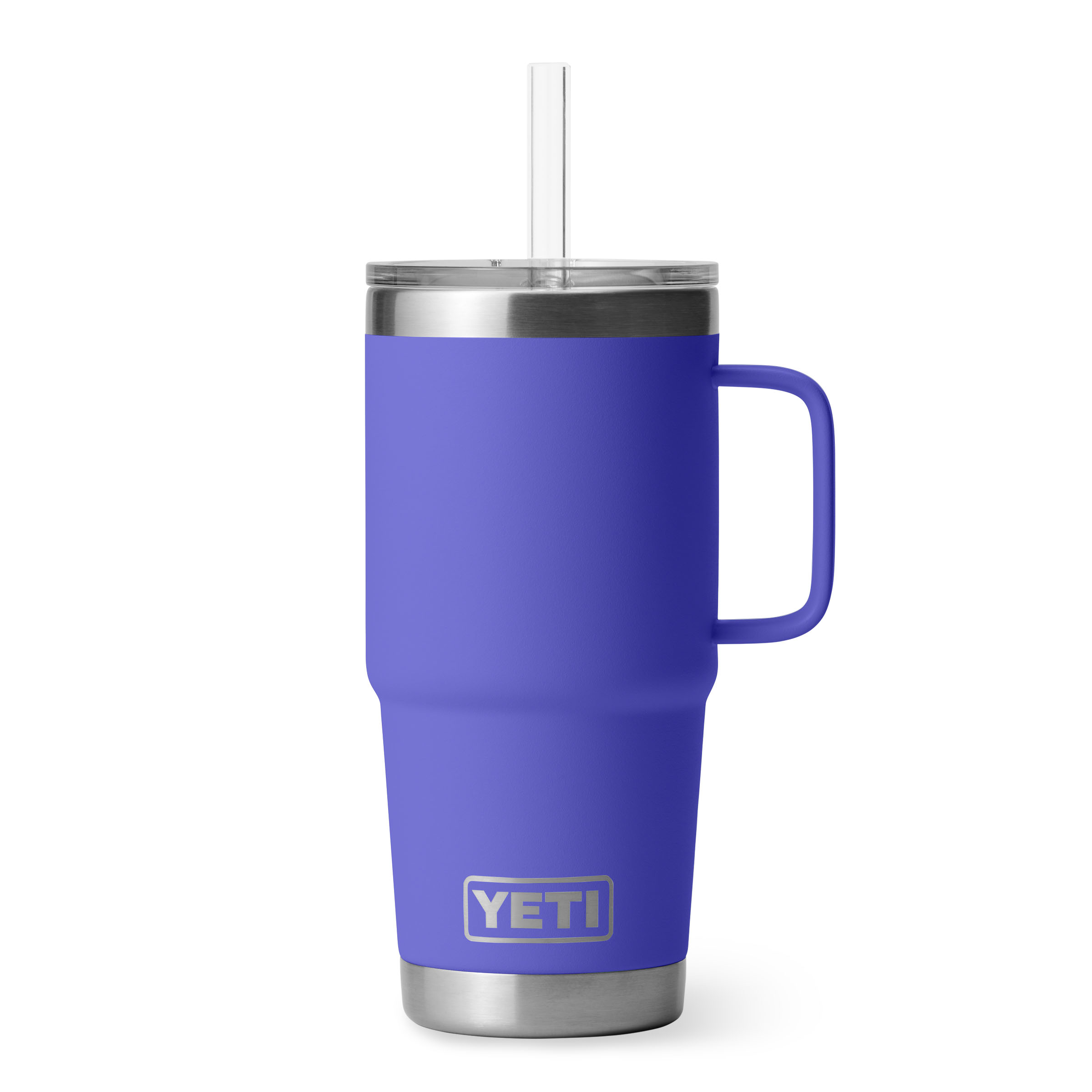 Image of YETI Rambler Mug with Straw Lid - Ultramarine Violet - 25 oz.