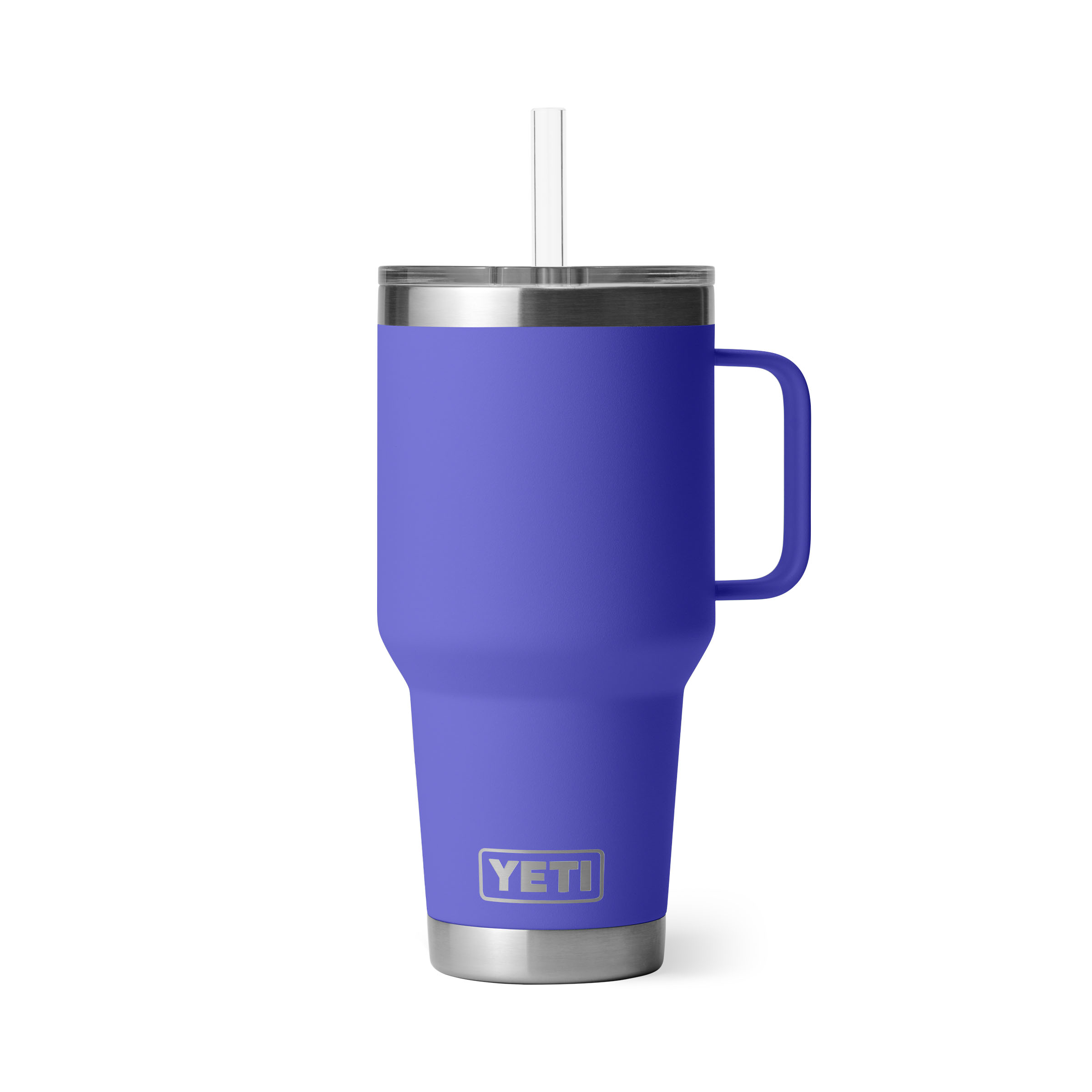 Image of YETI Rambler Mug with Straw Lid - Ultramarine Violet - 35 oz.