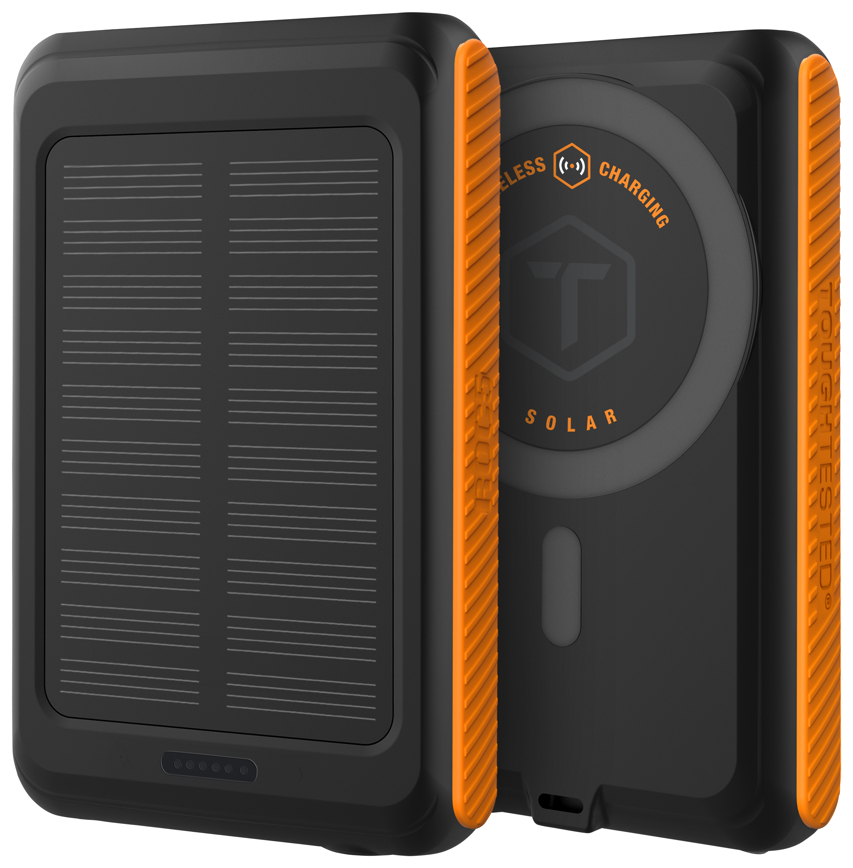 Image of ToughTested ROC5 5,000 mAh Solar MagSafe Power Bank