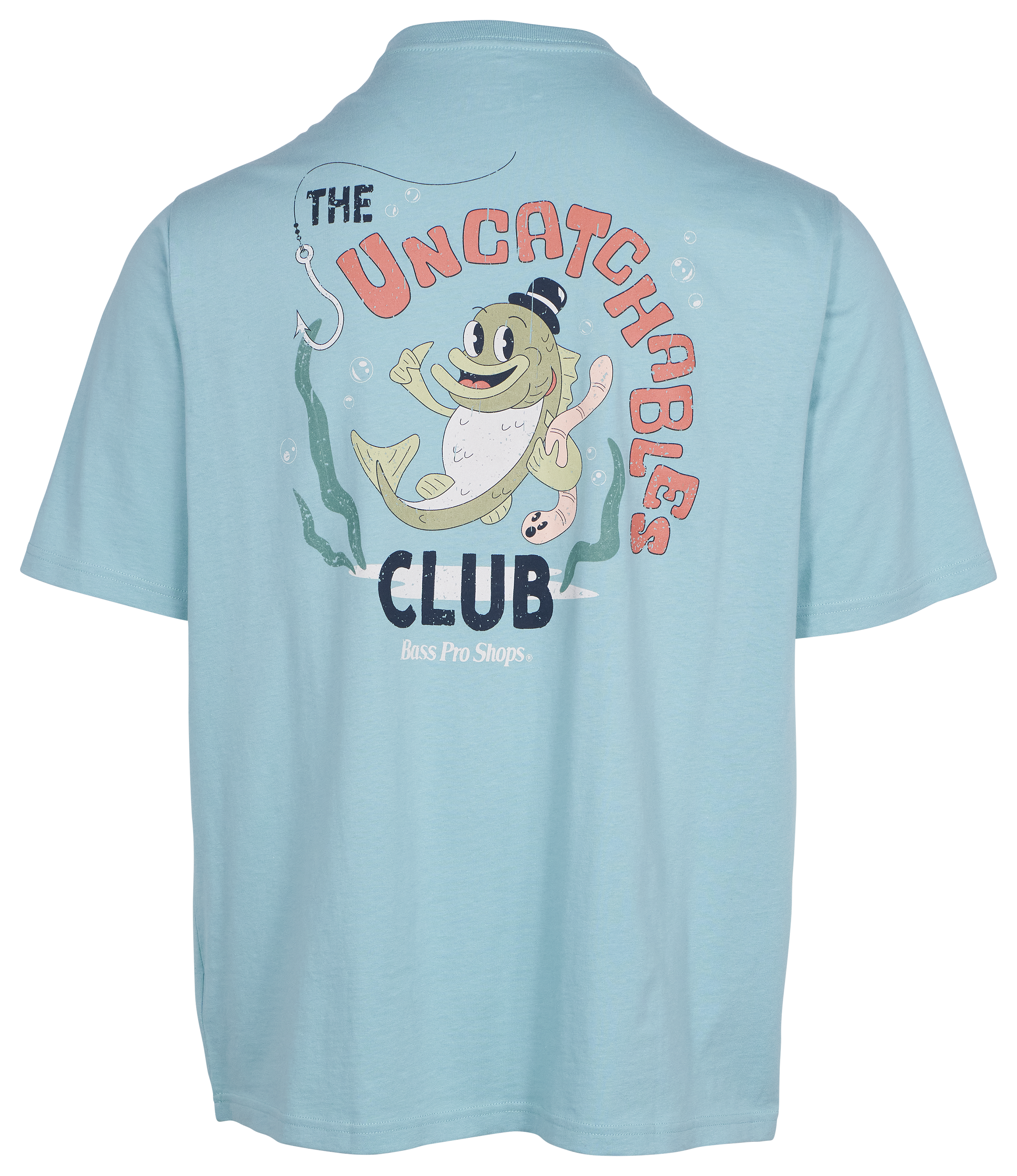 Image of Bass Pro Shops The Uncatchables Club Short-Sleeve Graphic T-Shirt for Men - Aquifer