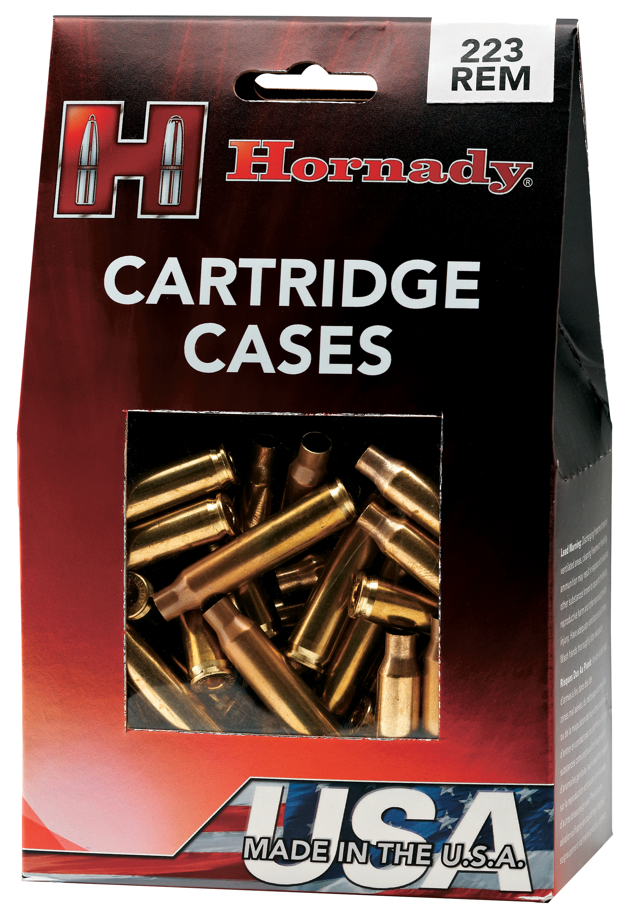 Image of Hornady Unprimed Brass Rifle Cartridge Cases - 358 Winchester