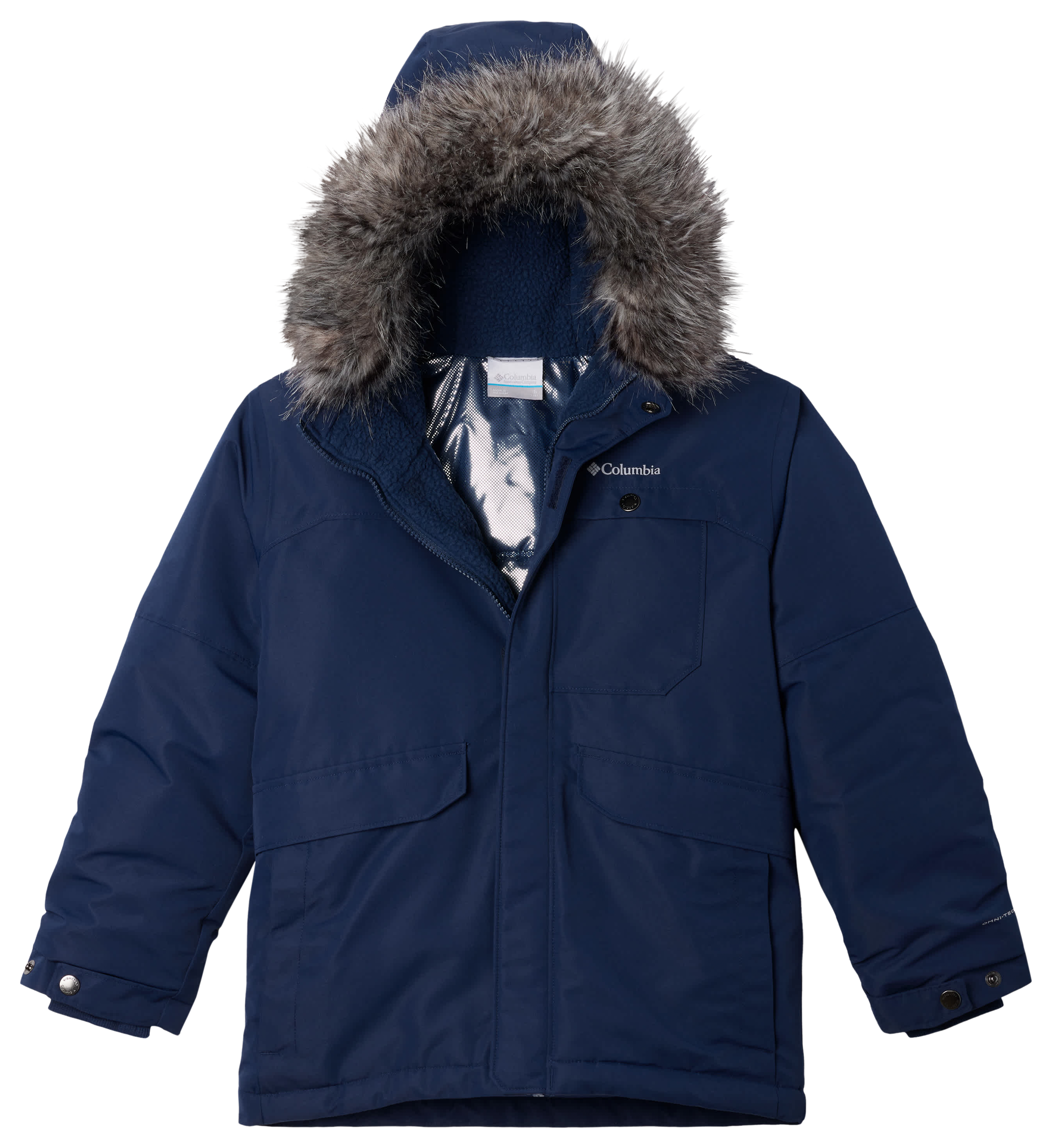 Image of Columbia Nordic Strider II Jacket for Kids - Collegiate Navy - XS