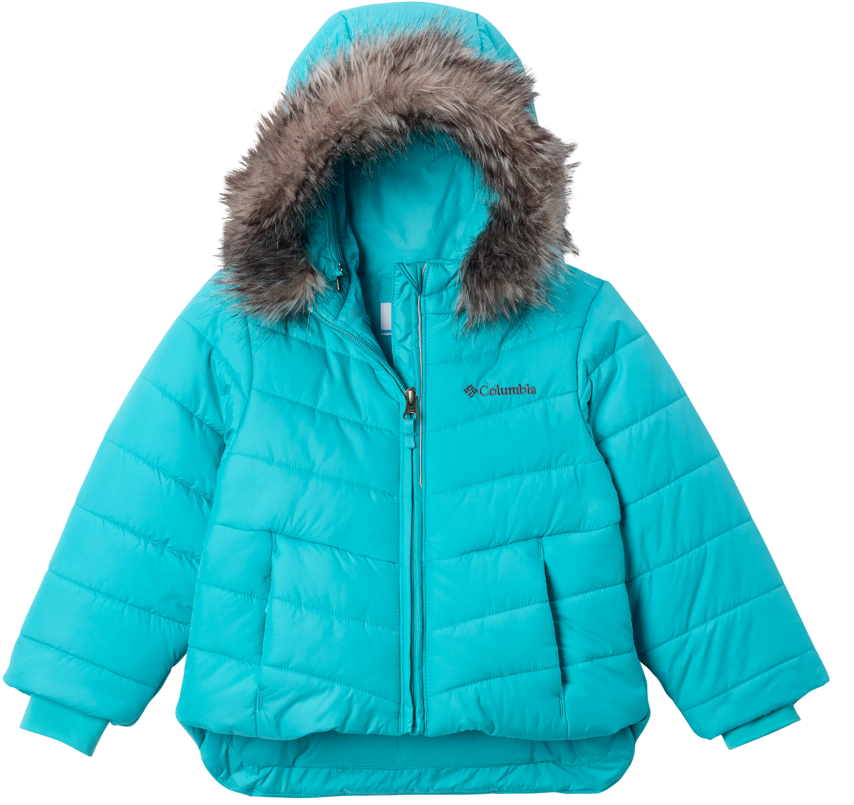 Image of Columbia Katelyn Crest III Hooded Jacket for Kids - Geyser - XS